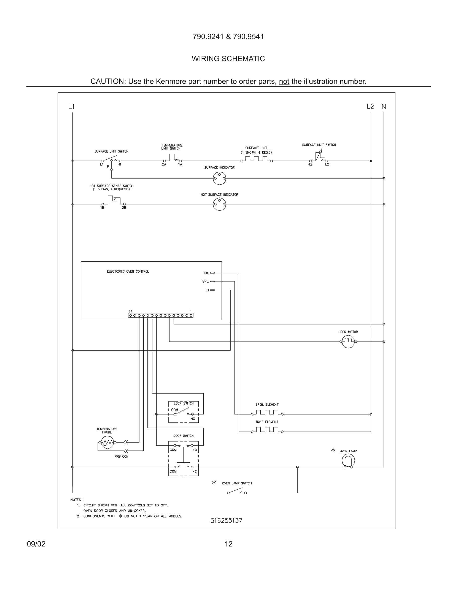 12 - WIRING SCHEMATIC