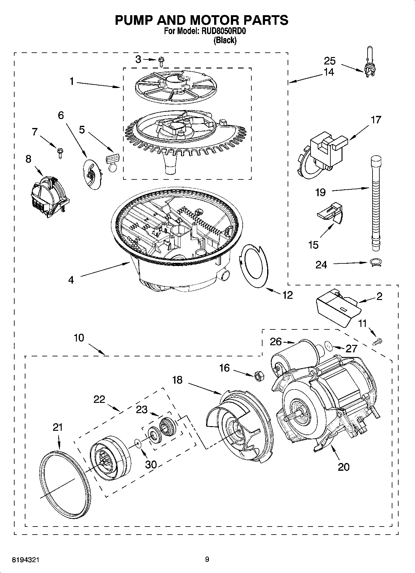 08 - PUMP AND MOTOR PARTS
