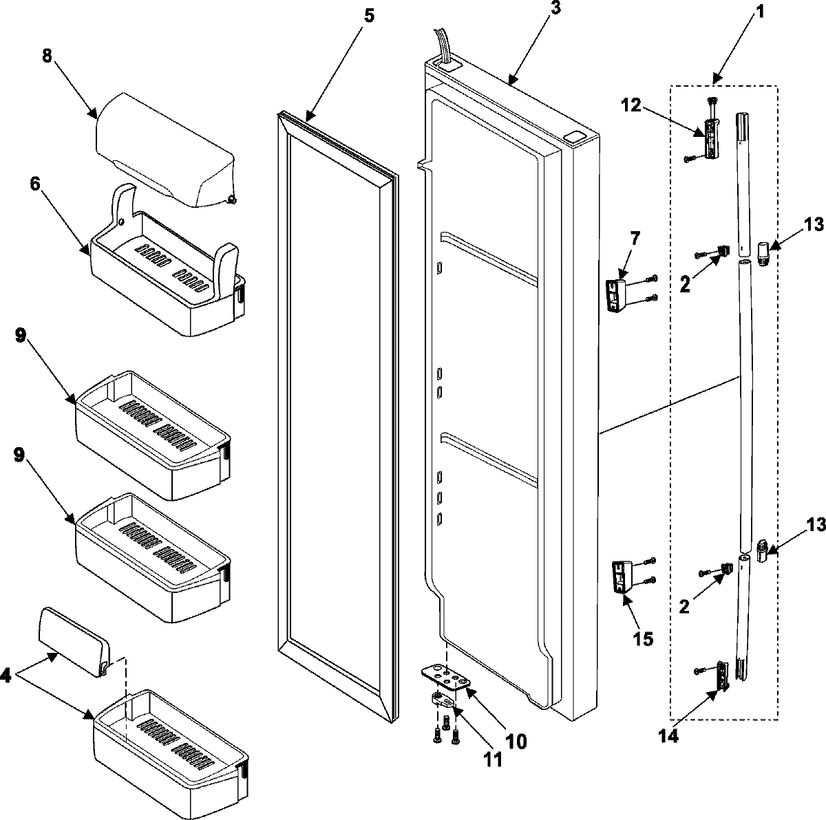 11 - REFRIGERATOR DOOR