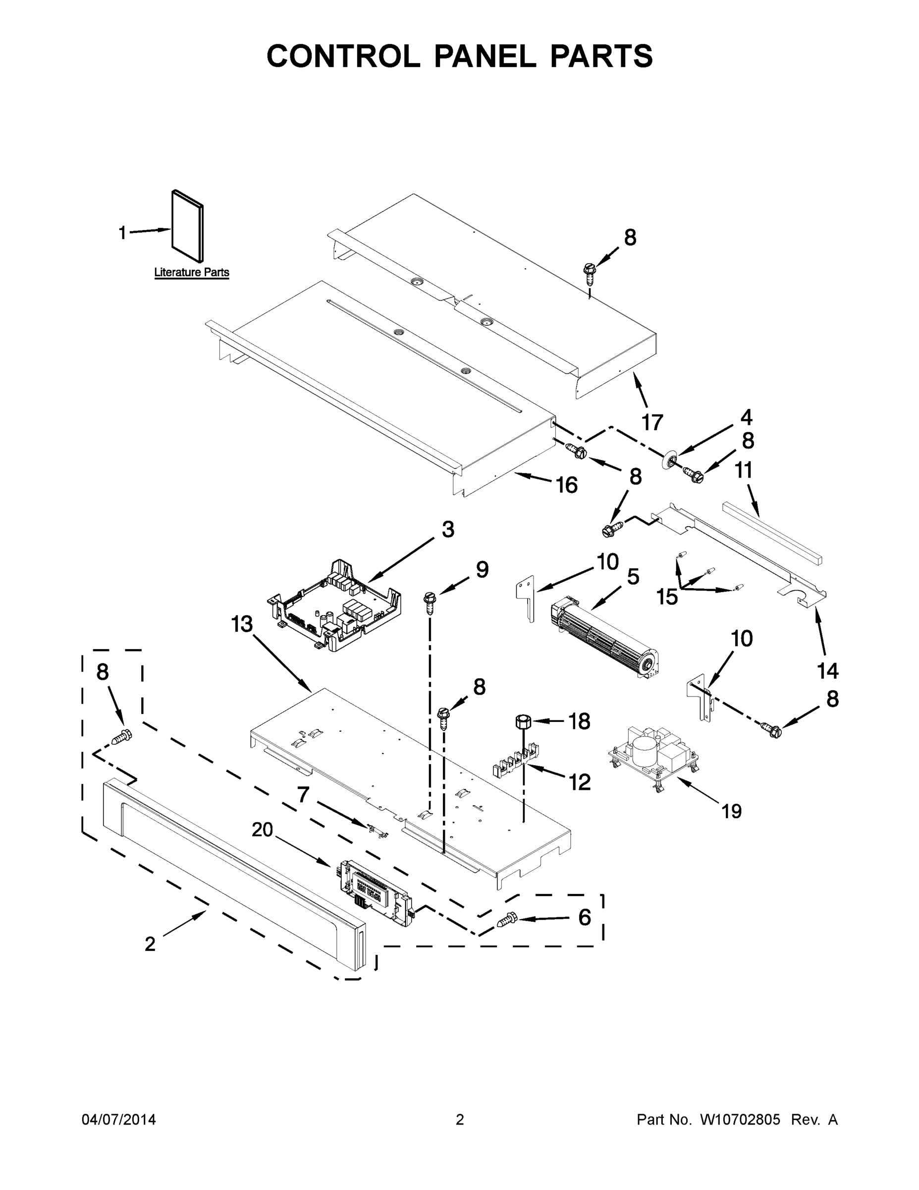 02 - CONTROL PANEL PARTS