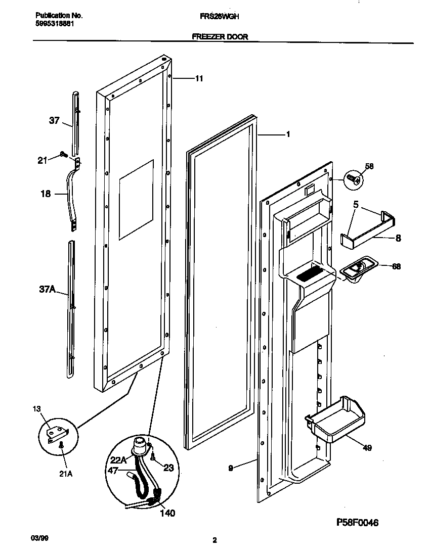 02 - FREEZER DOOR
