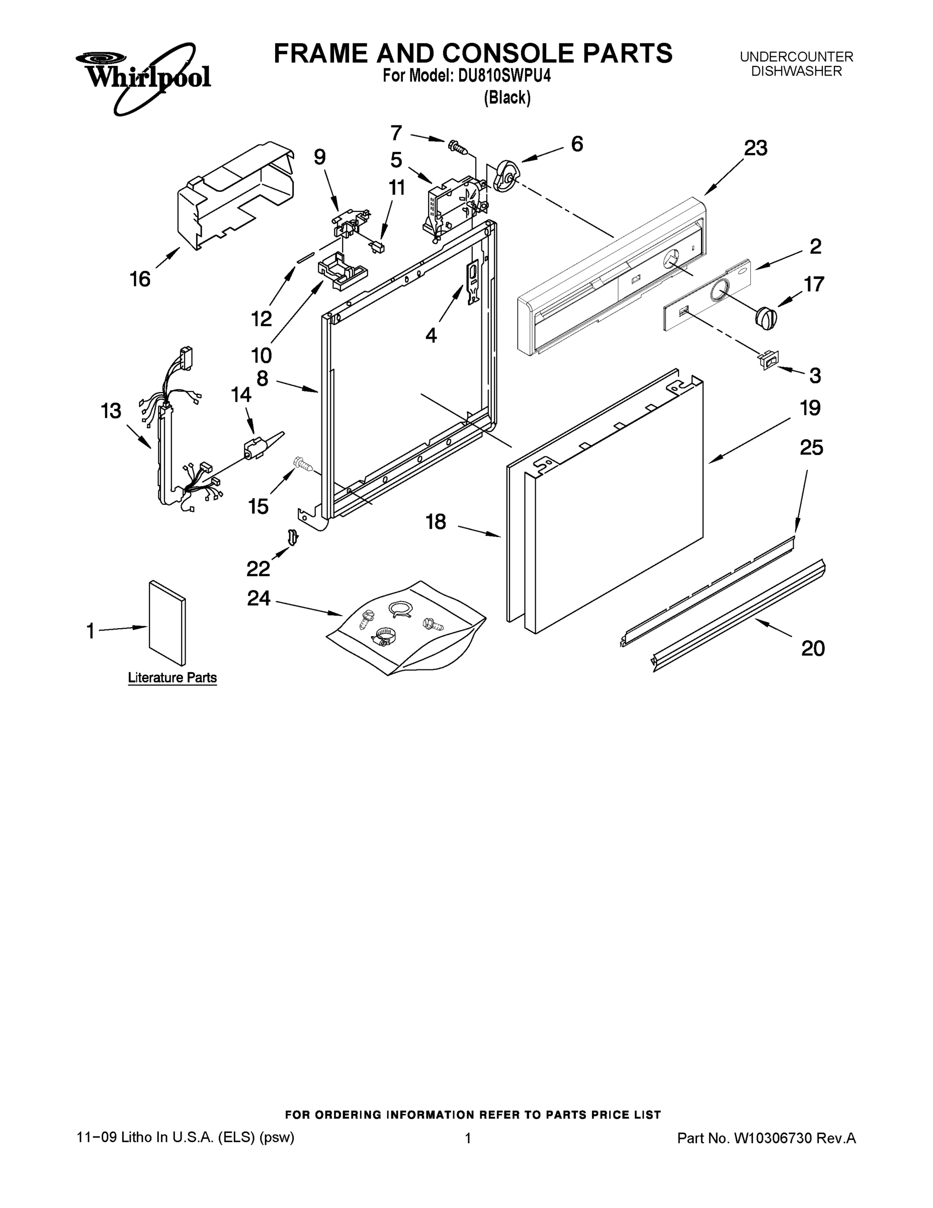 01 - FRAME AND CONSOLE PARTS