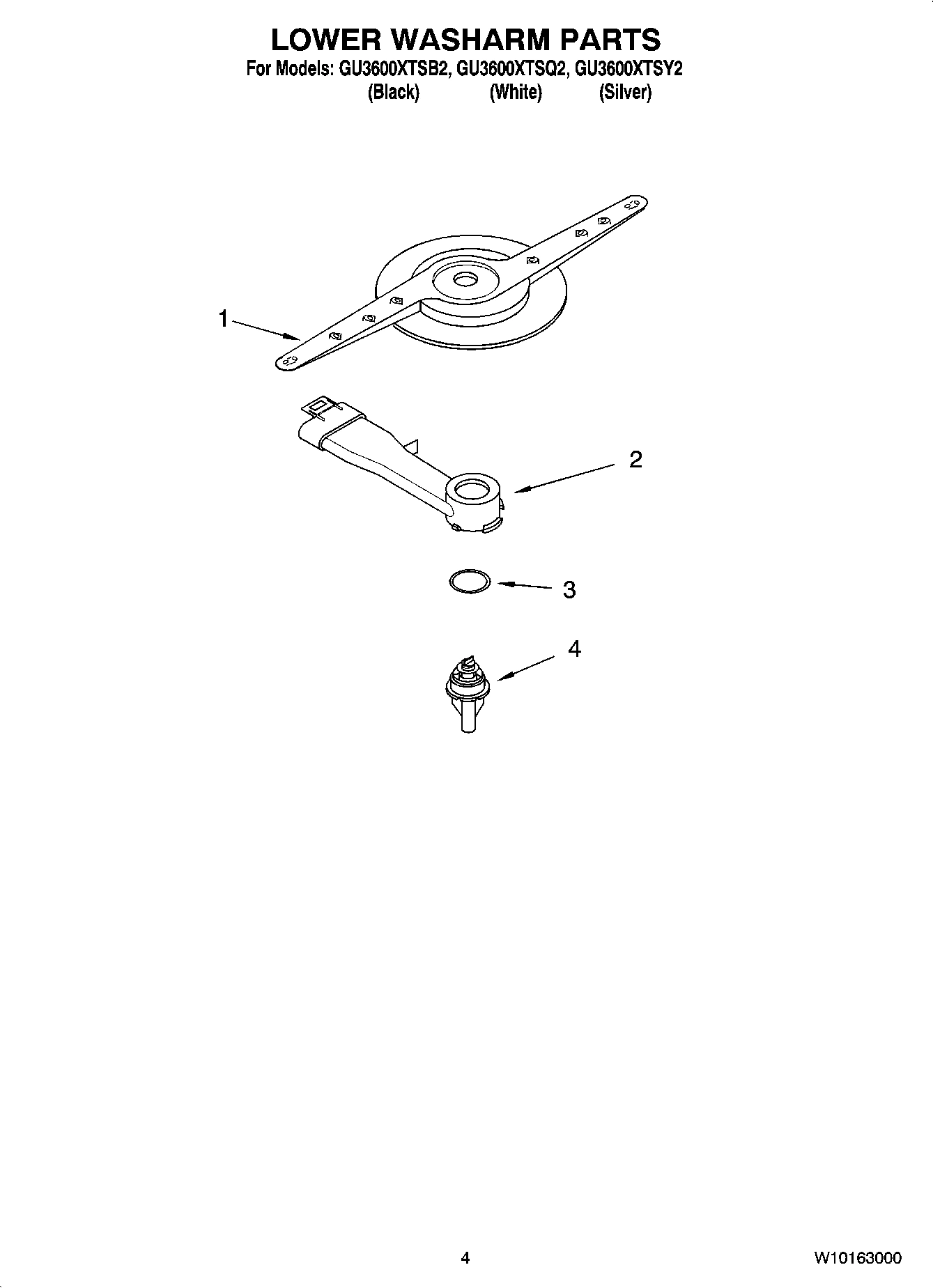 04 - LOWER WASHARM PARTS
