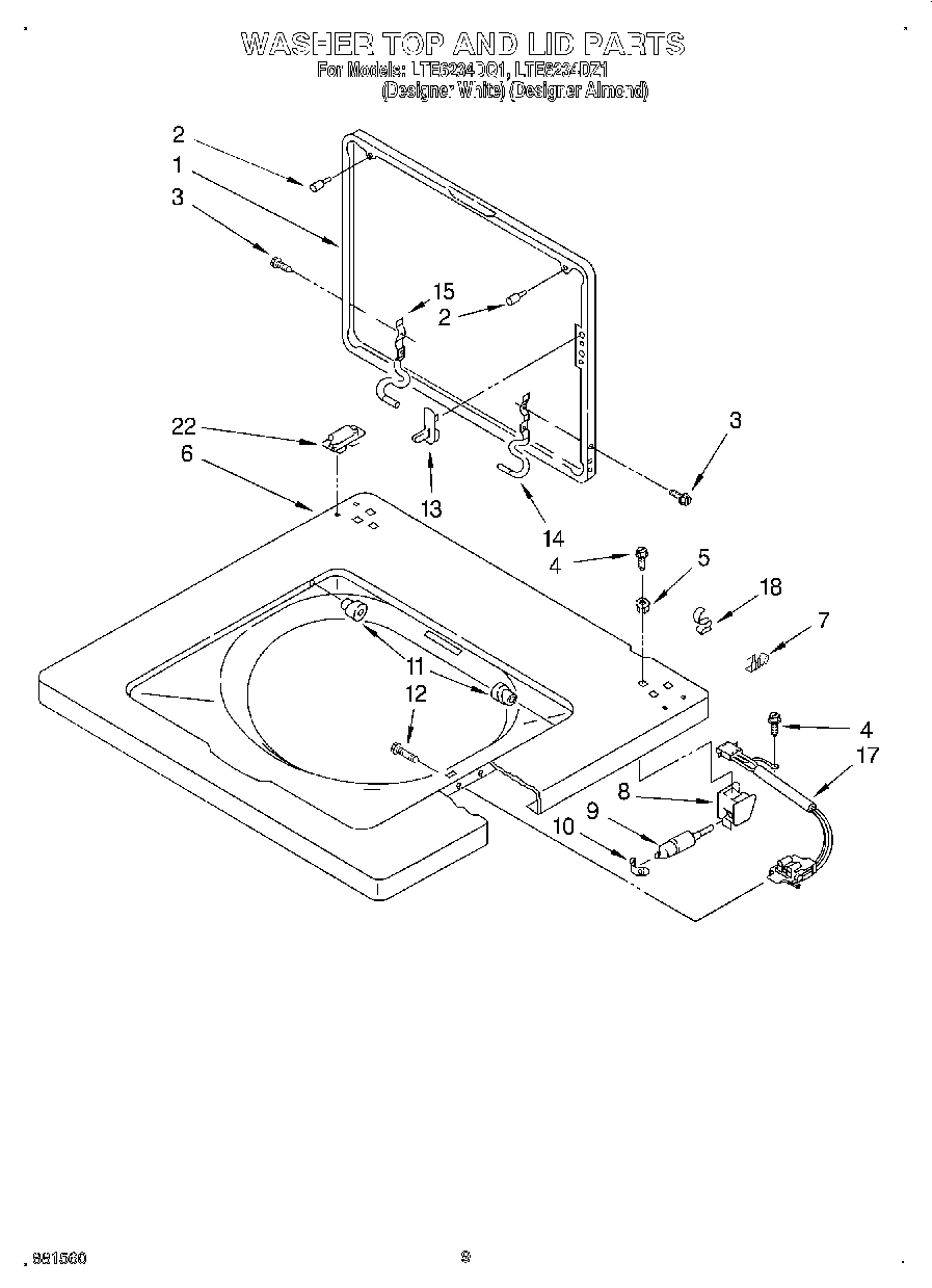 06 - WASHER TOP AND LID