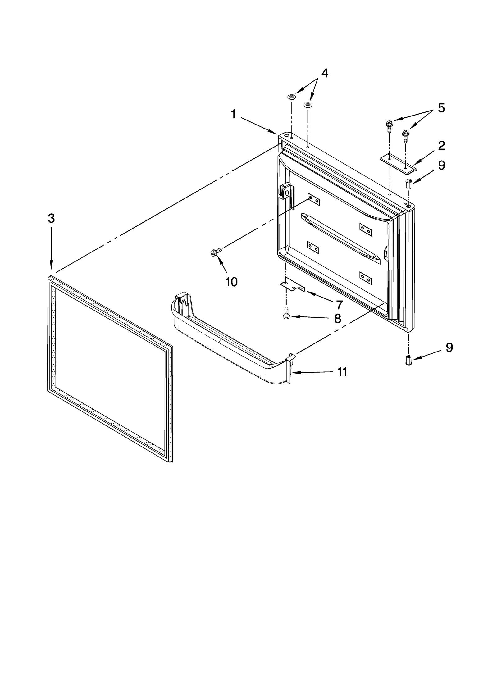 FREEZER DOOR PARTS