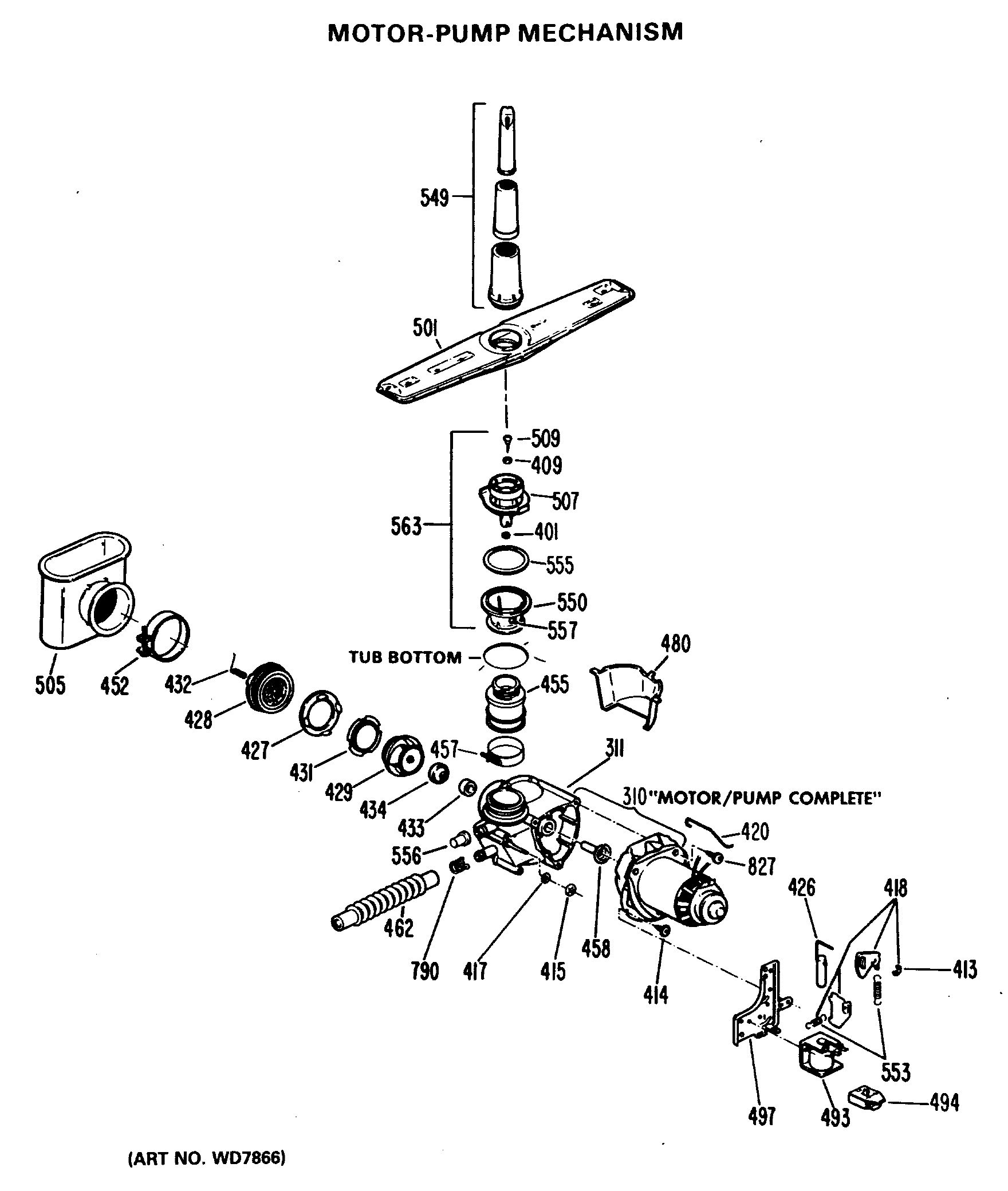 MOTOR-PUMP MECHANISM
