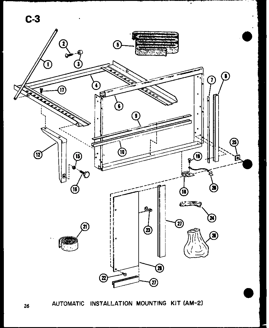02 - AUTOMATIC INSTALLATION MTG KIT (AM-2)