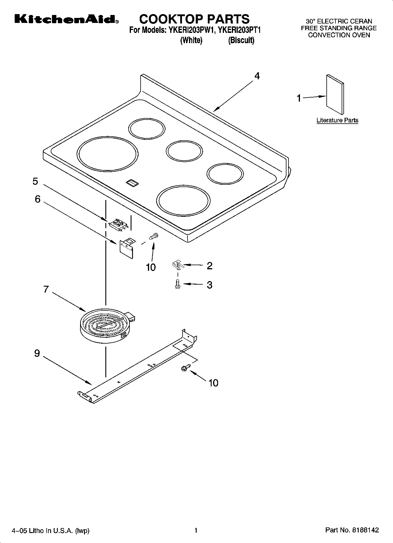 01 - COOKTOP PARTS