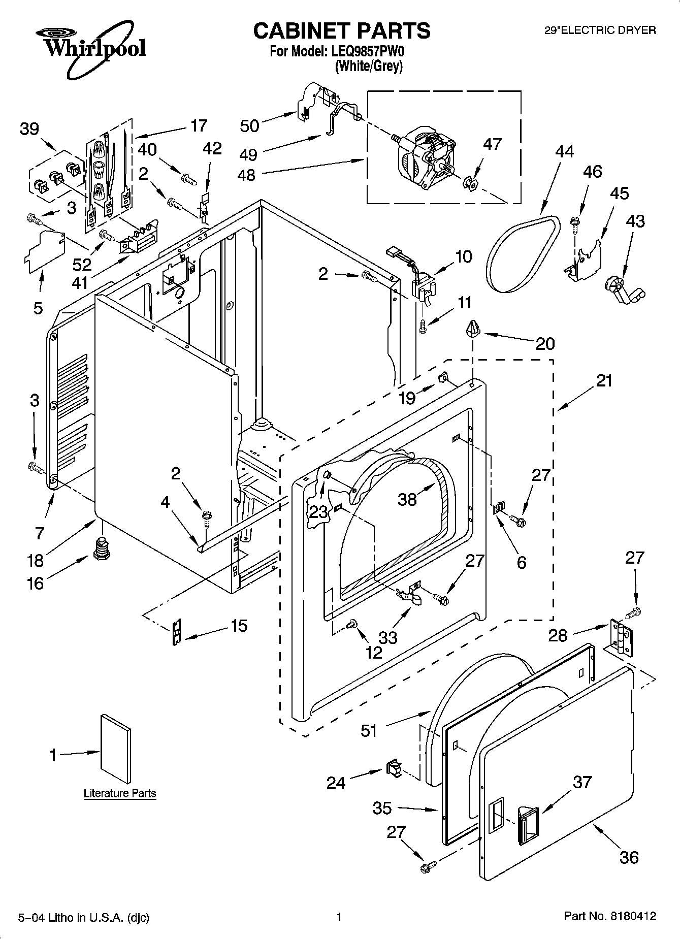 01 - CABINET PARTS