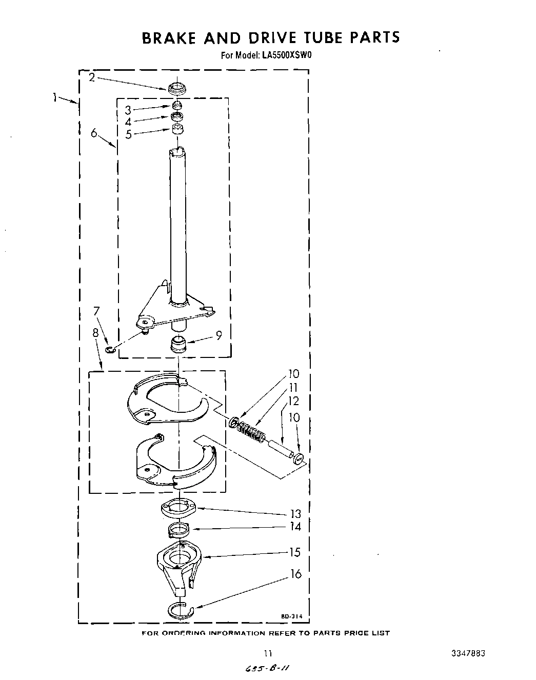 09 - BRAKE AND DRIVE TUBE