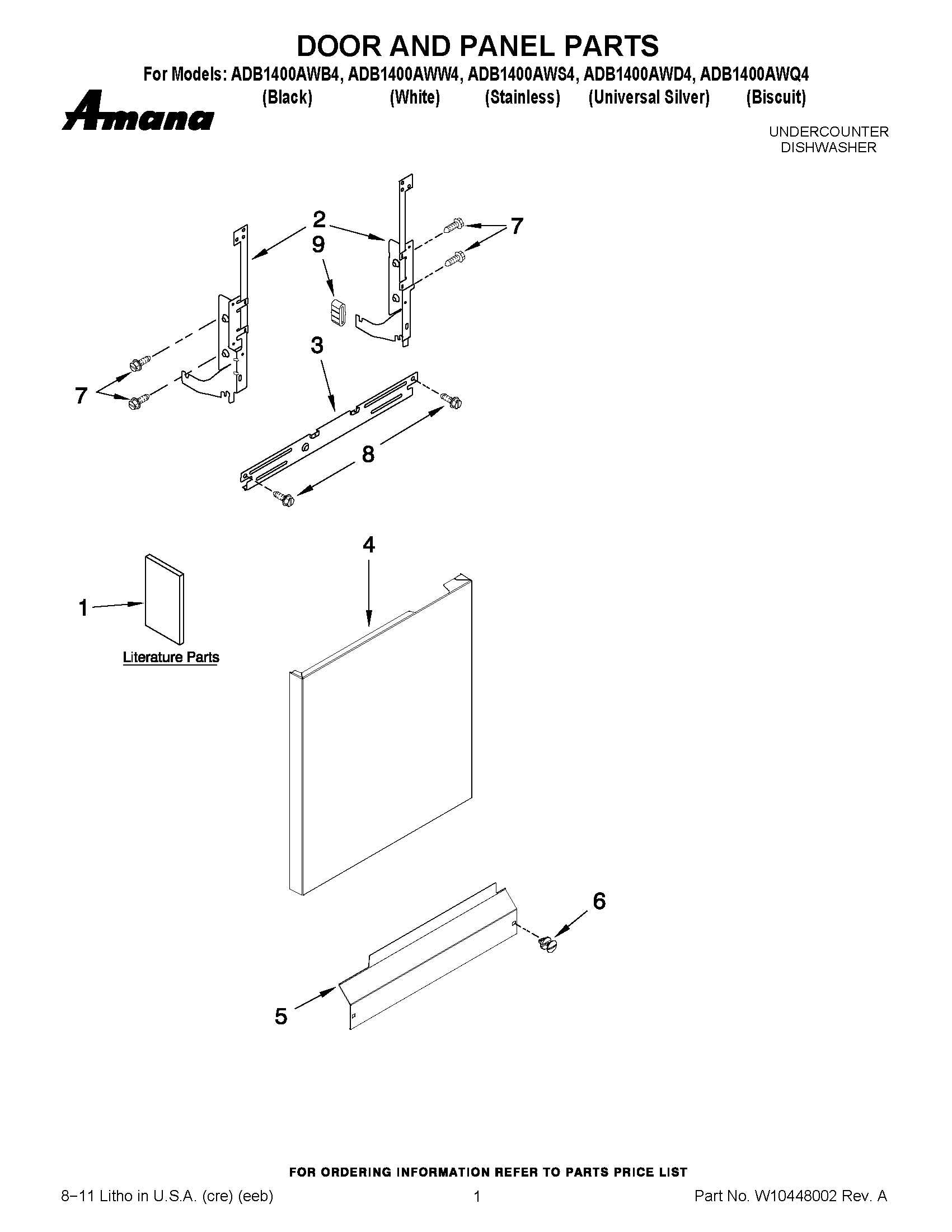 01 - DOOR AND PANEL PARTS