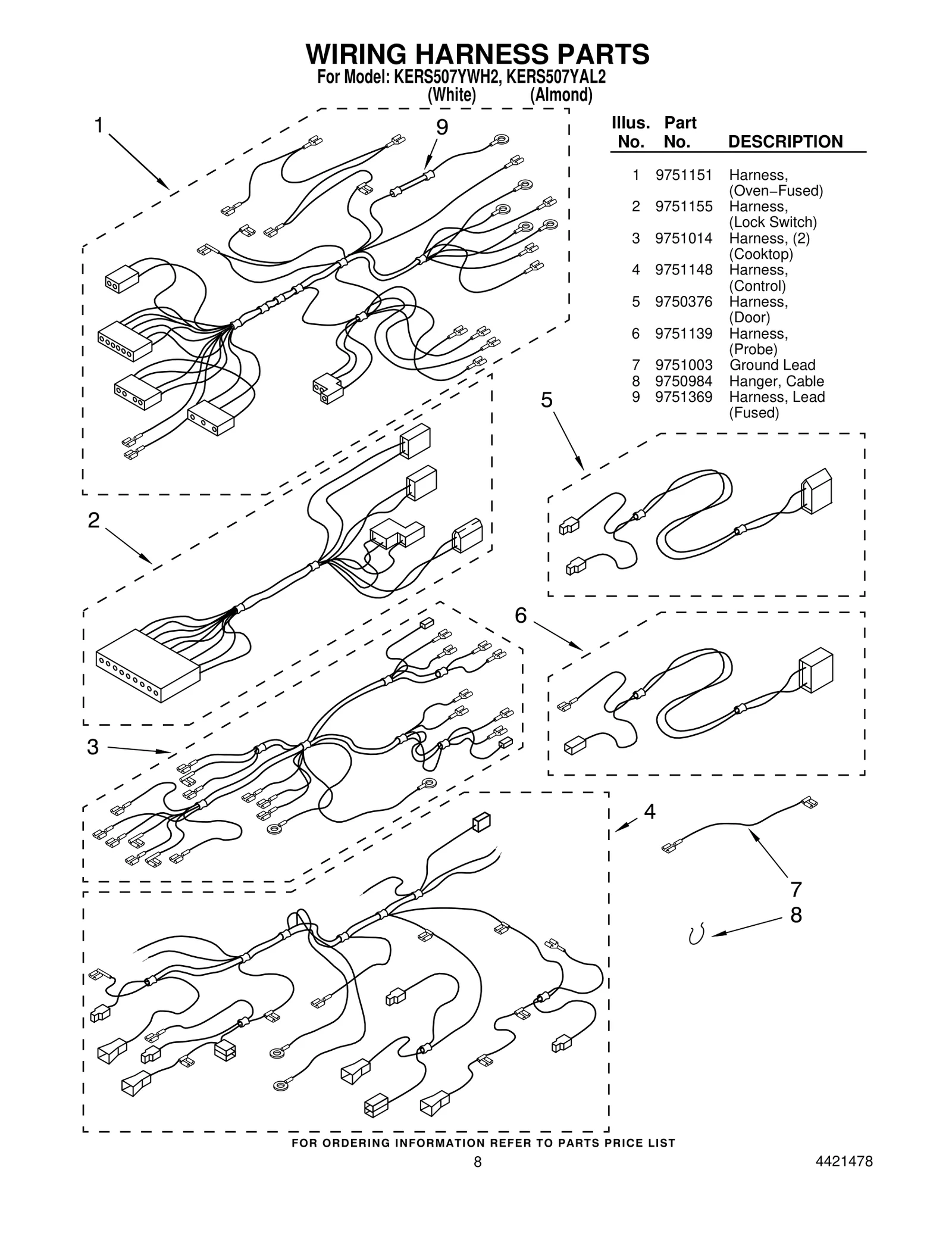 WIRING HARNESS PARTS