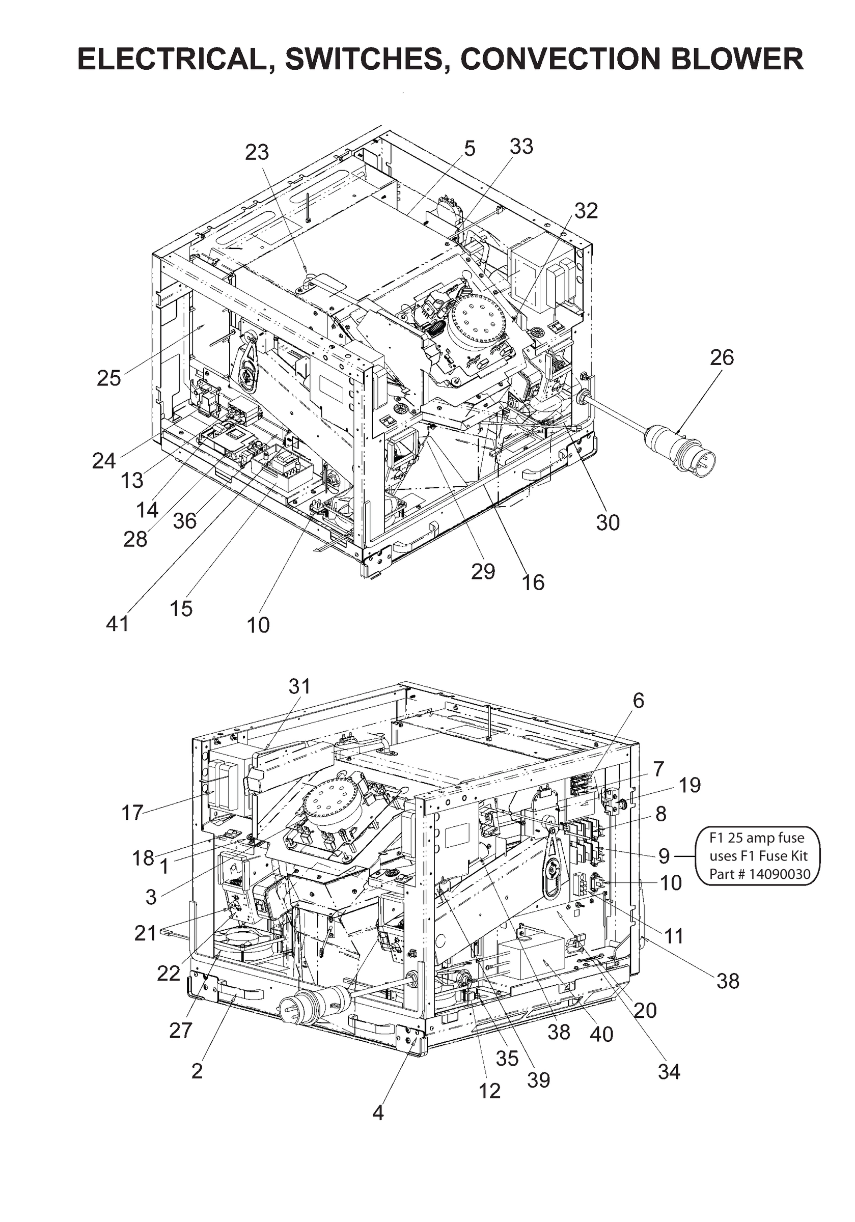 ELECTRICAL / SWITCHES / CONVECTION BLOWER