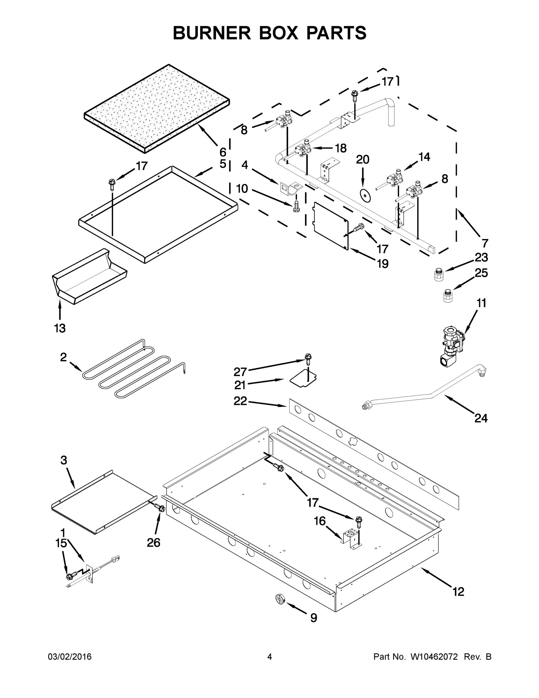 03 - BURNER BOX PARTS