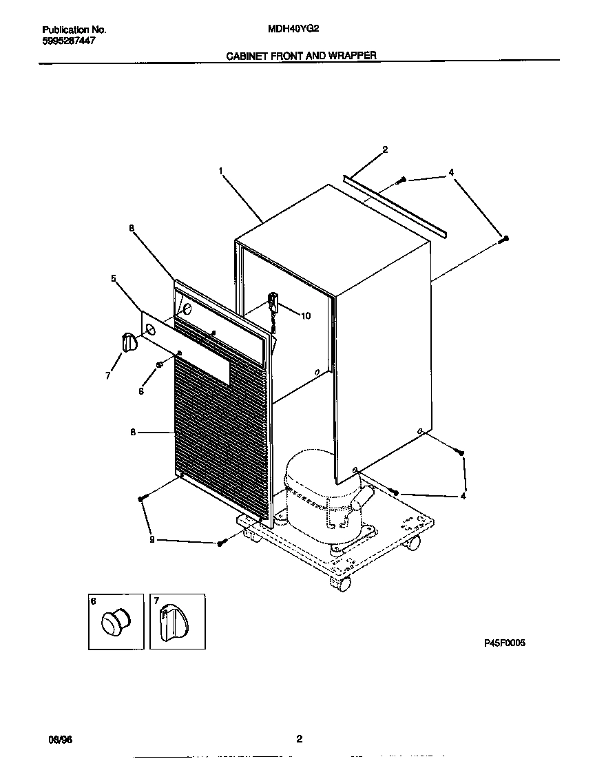 02 - CABINET FRONT AND WRAPPER