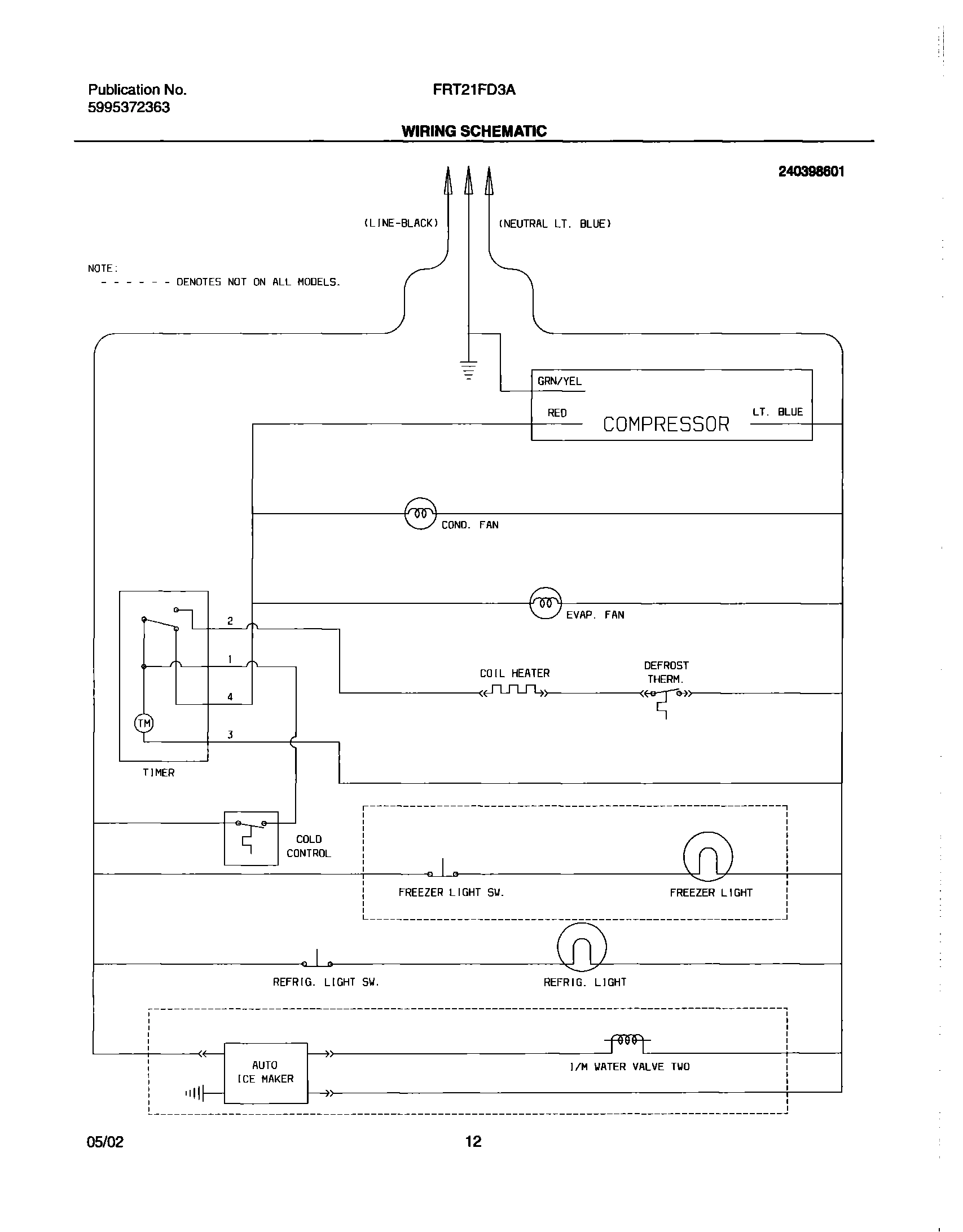 12 - WIRING SCHEMATIC