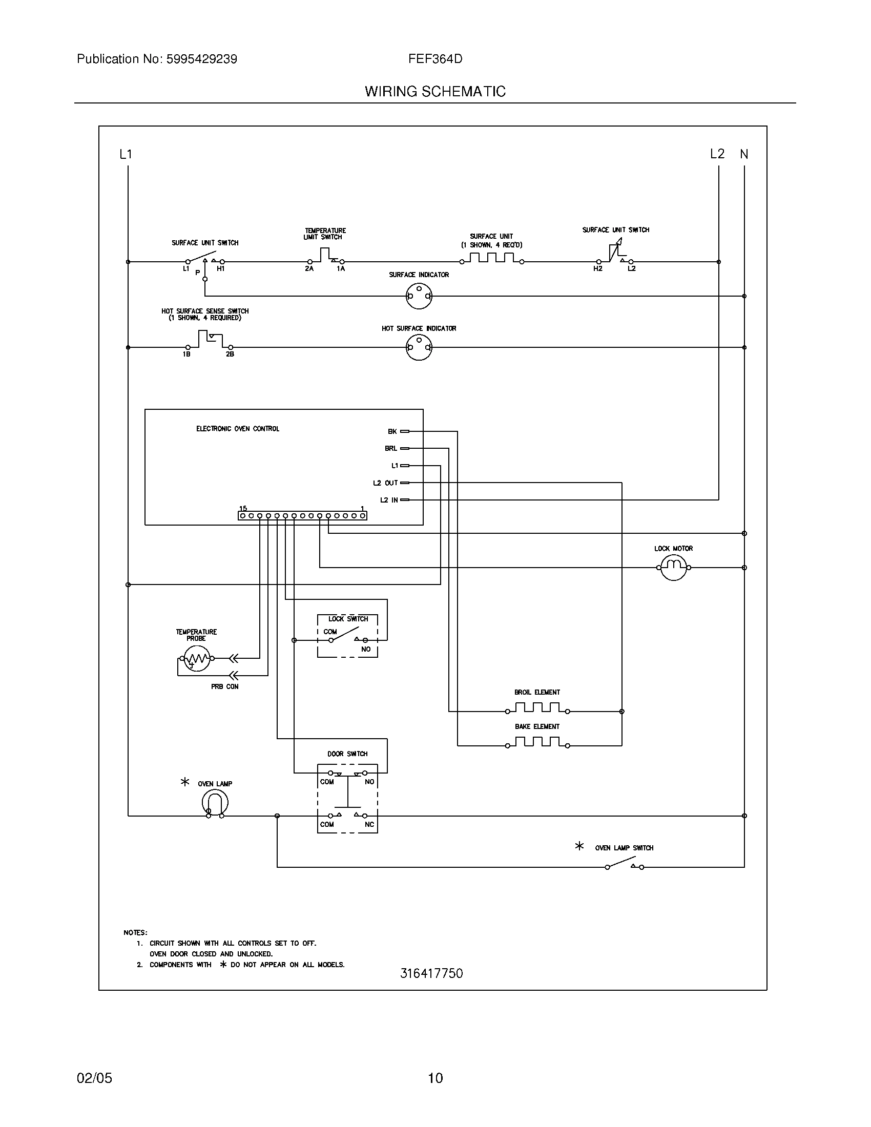 10 - WIRING SCHEMATIC