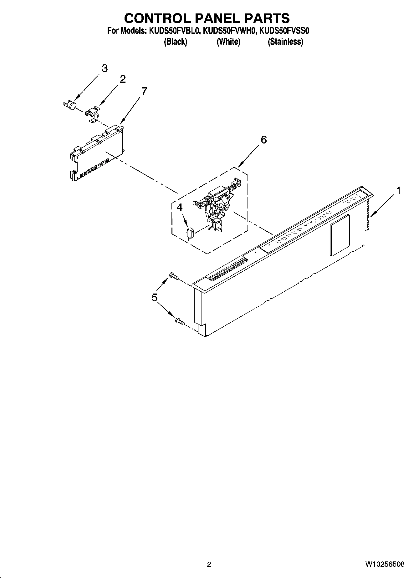 02 - CONTROL PANEL PARTS
