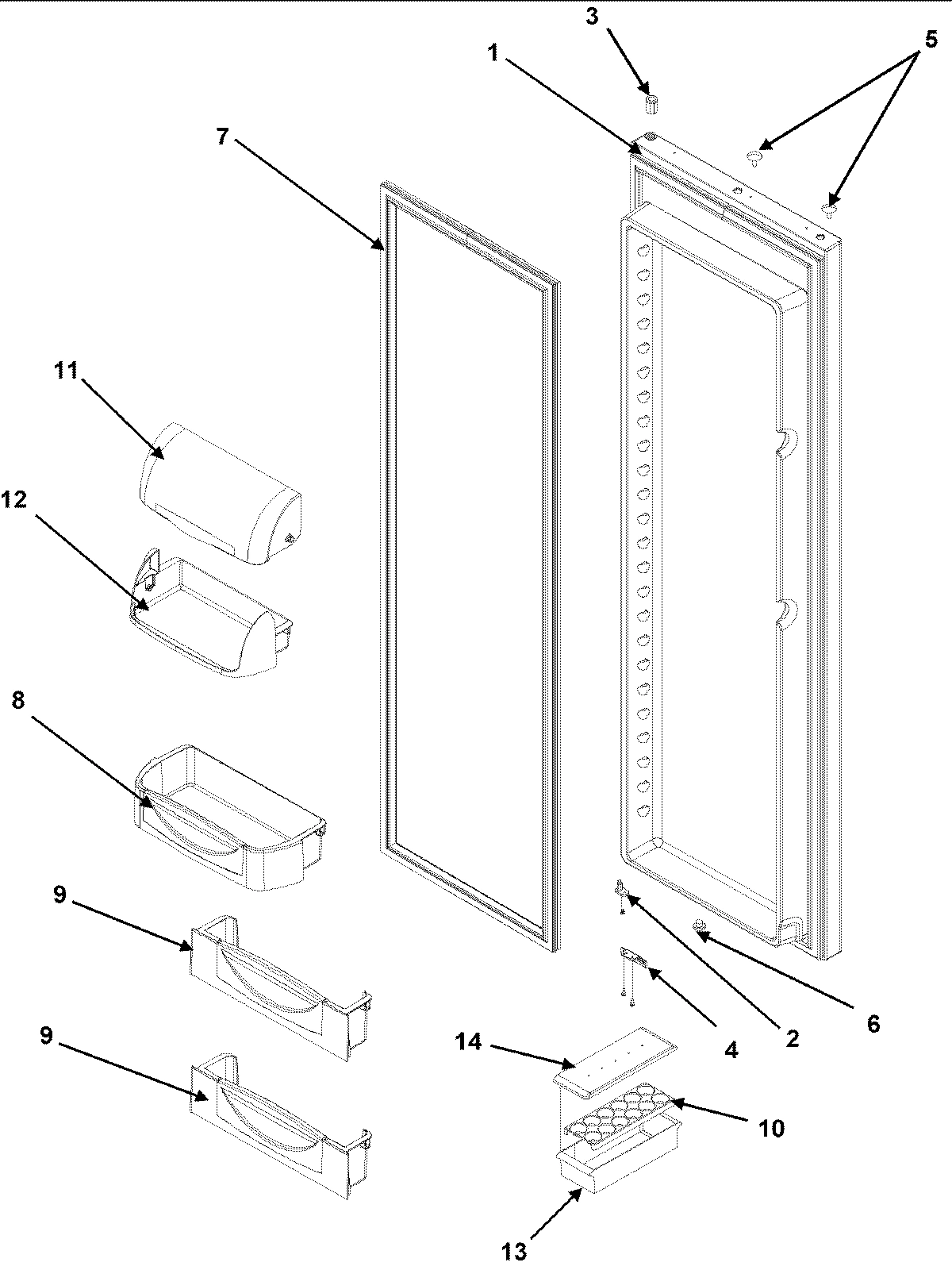 15 - REFRIGERATOR DOOR