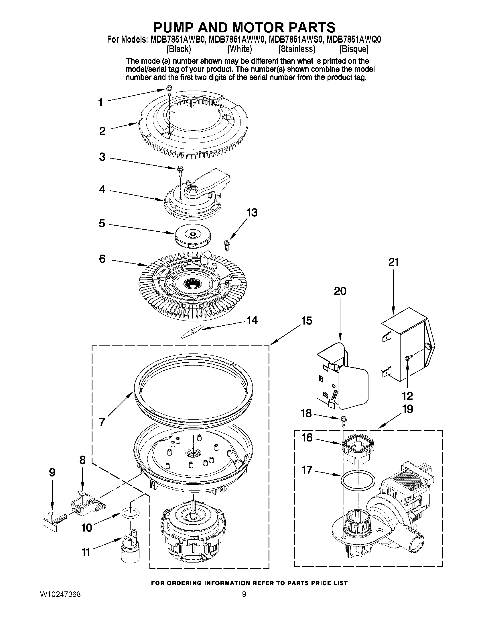 08 - PUMP AND MOTOR PARTS