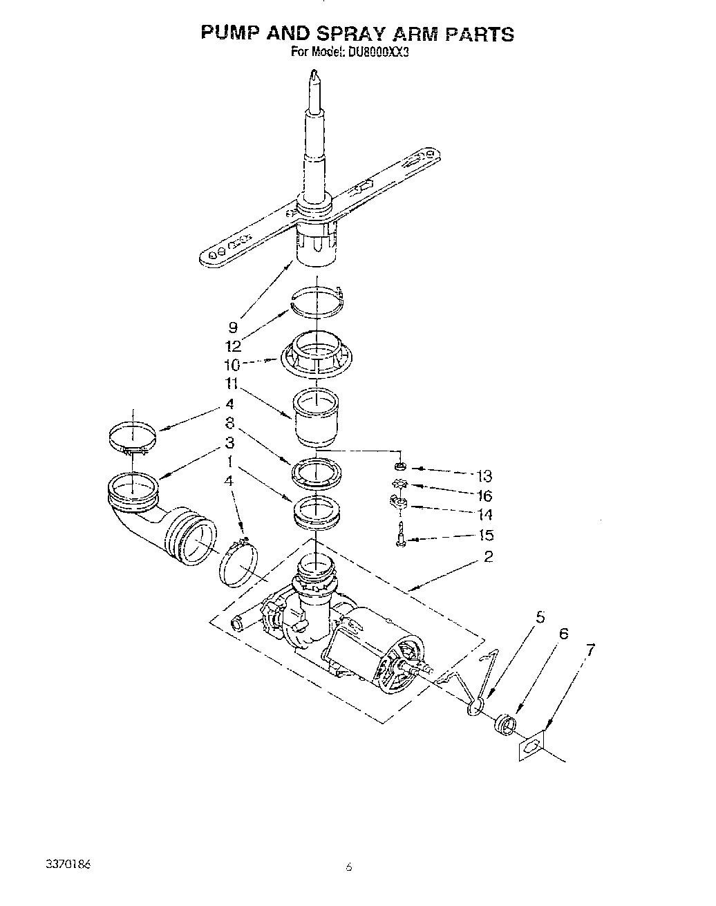 05 - PUMP AND SPRAY ARM