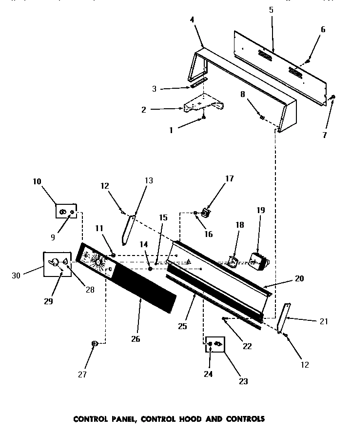 10 - CONTROL PANEL, CONTROL HOOD & CONTROLS