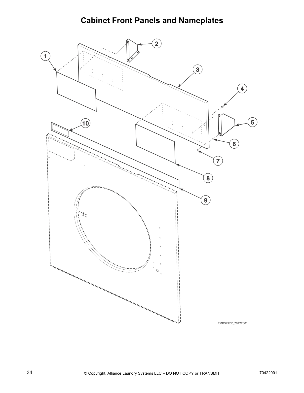 Cabinet Front Panels and Nameplates