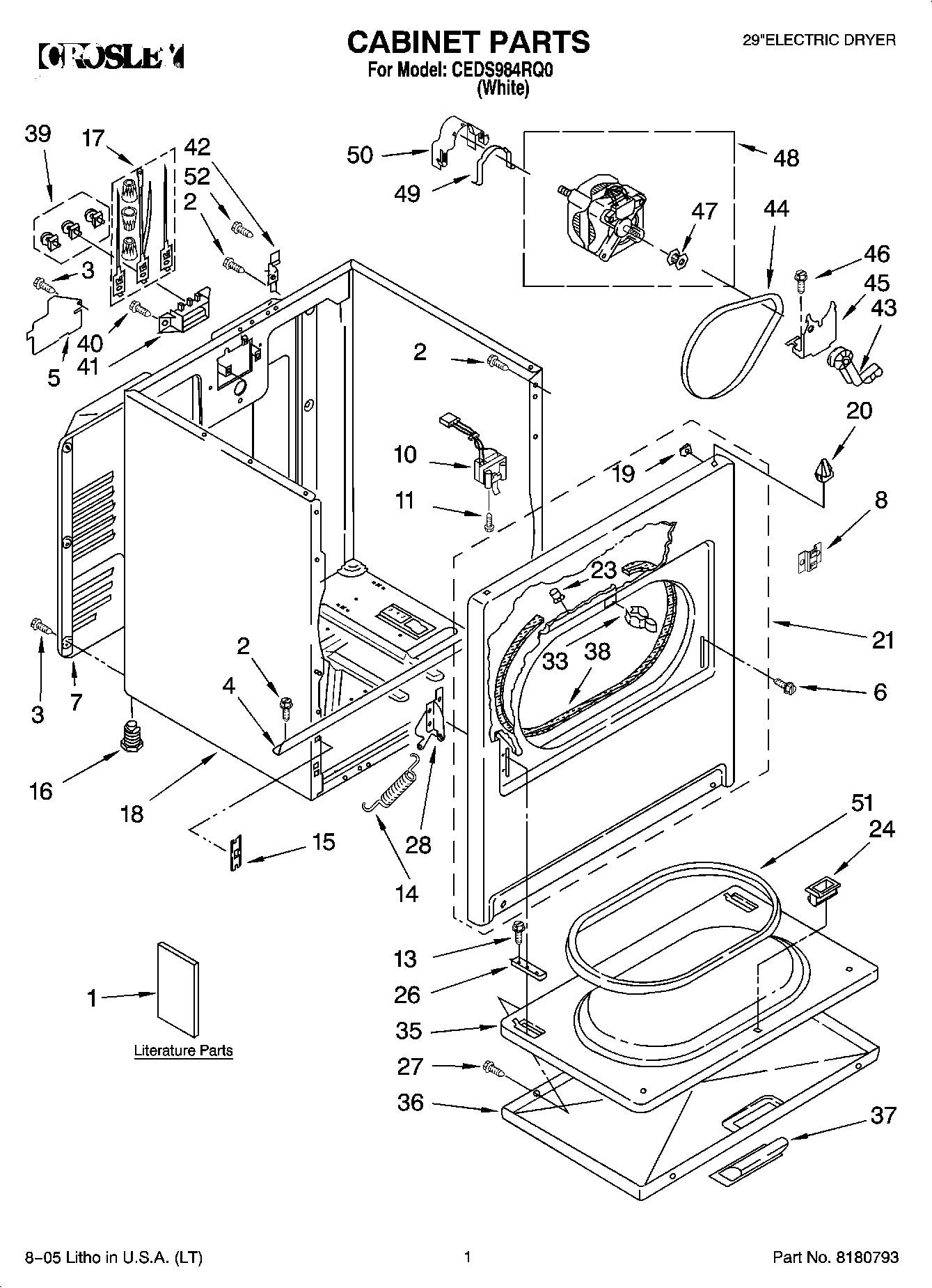 01 - CABINET PARTS