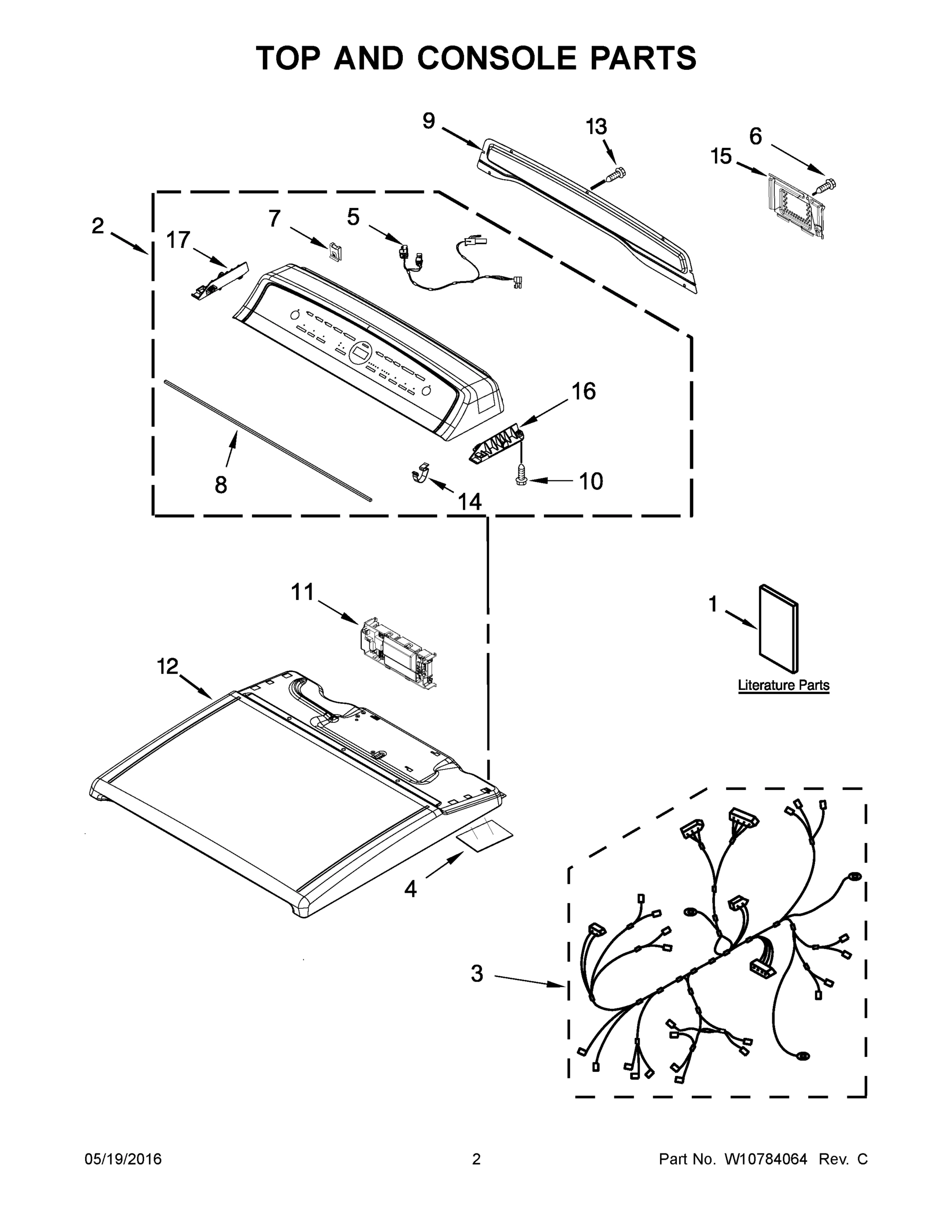 02 - TOP AND CONSOLE PARTS