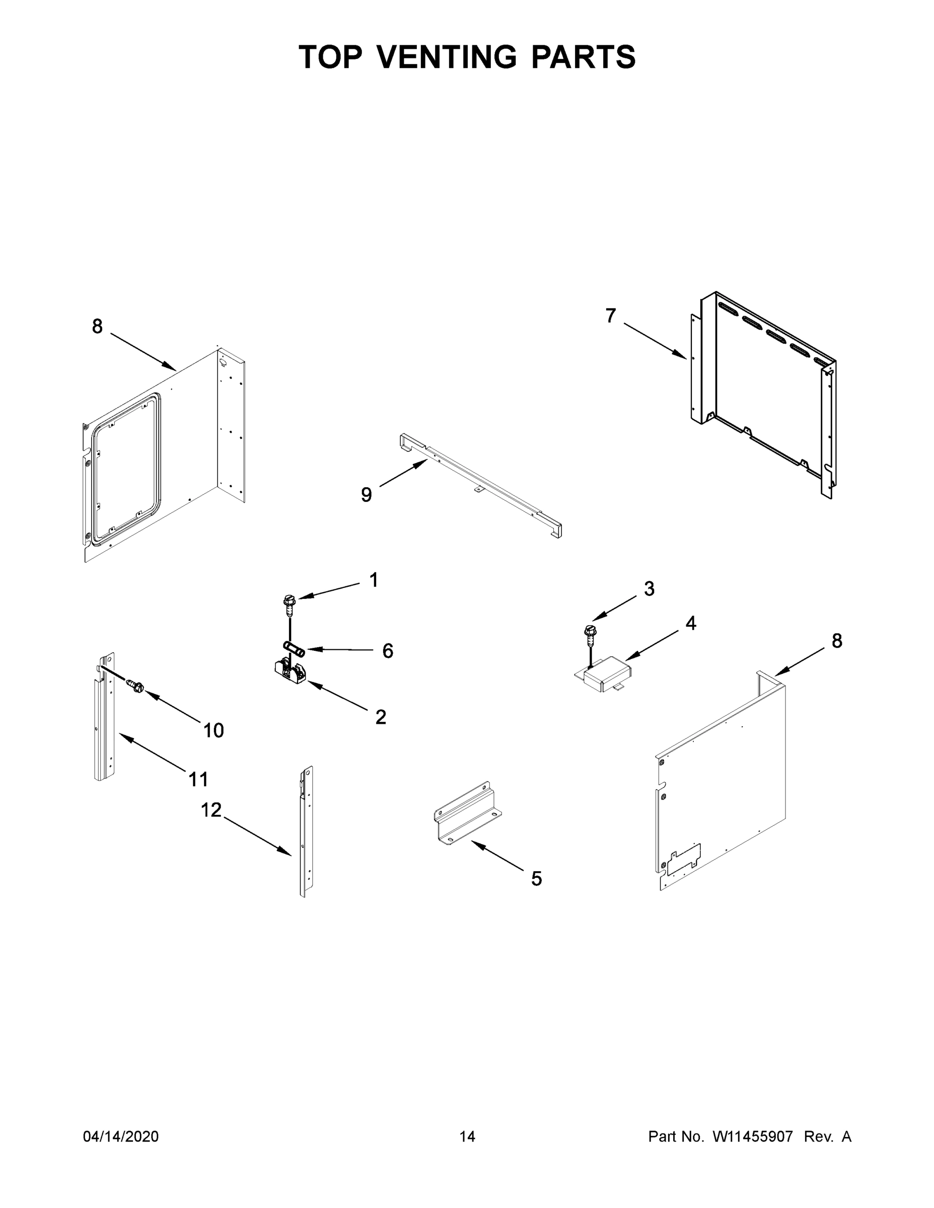 08 - TOP VENTING PARTS