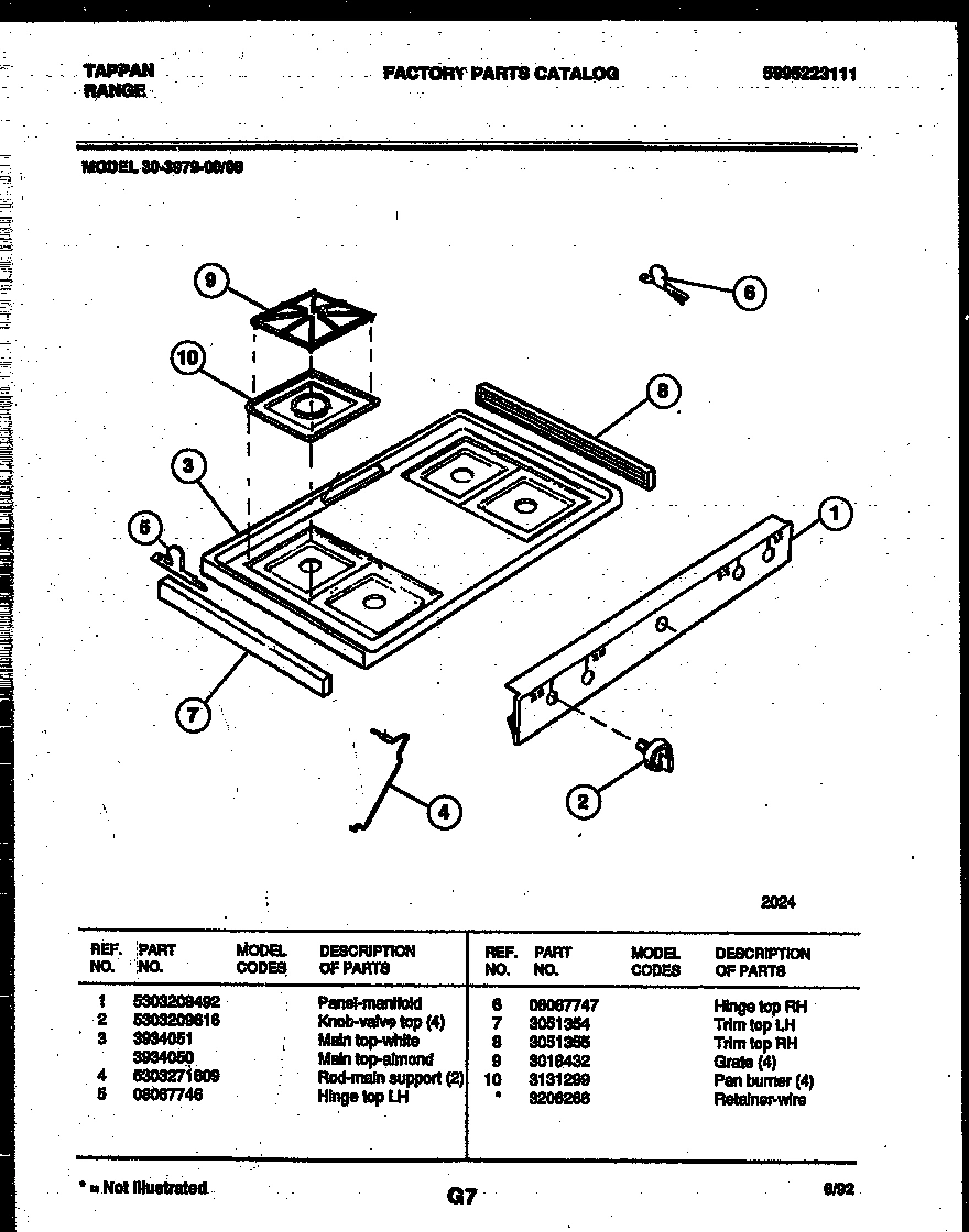 03 - COOKTOP PARTS