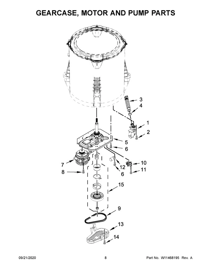 05 - GEARCASE, MOTOR AND PUMP PARTS