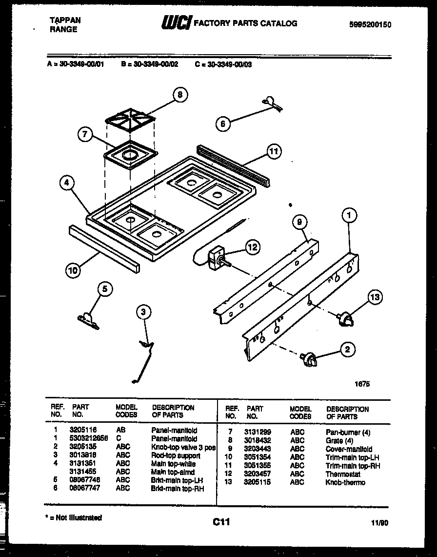 03 - COOKTOP PARTS