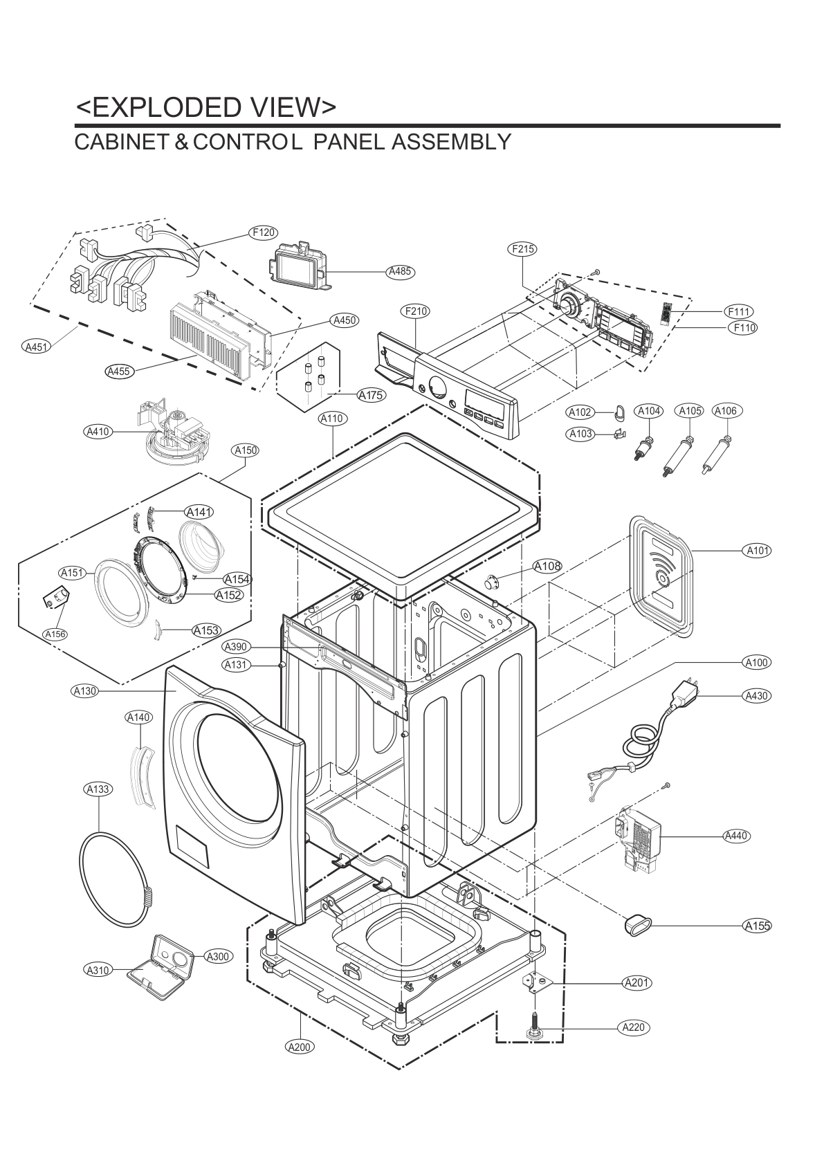 CABINET & CONTROL PANEL ASSEMBLY