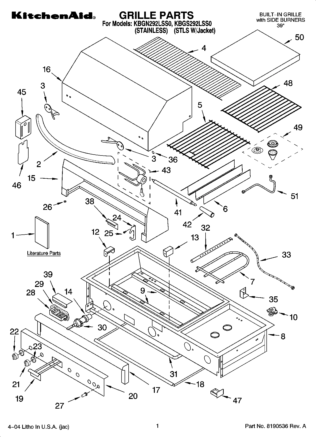 01 - GRILLE PARTS