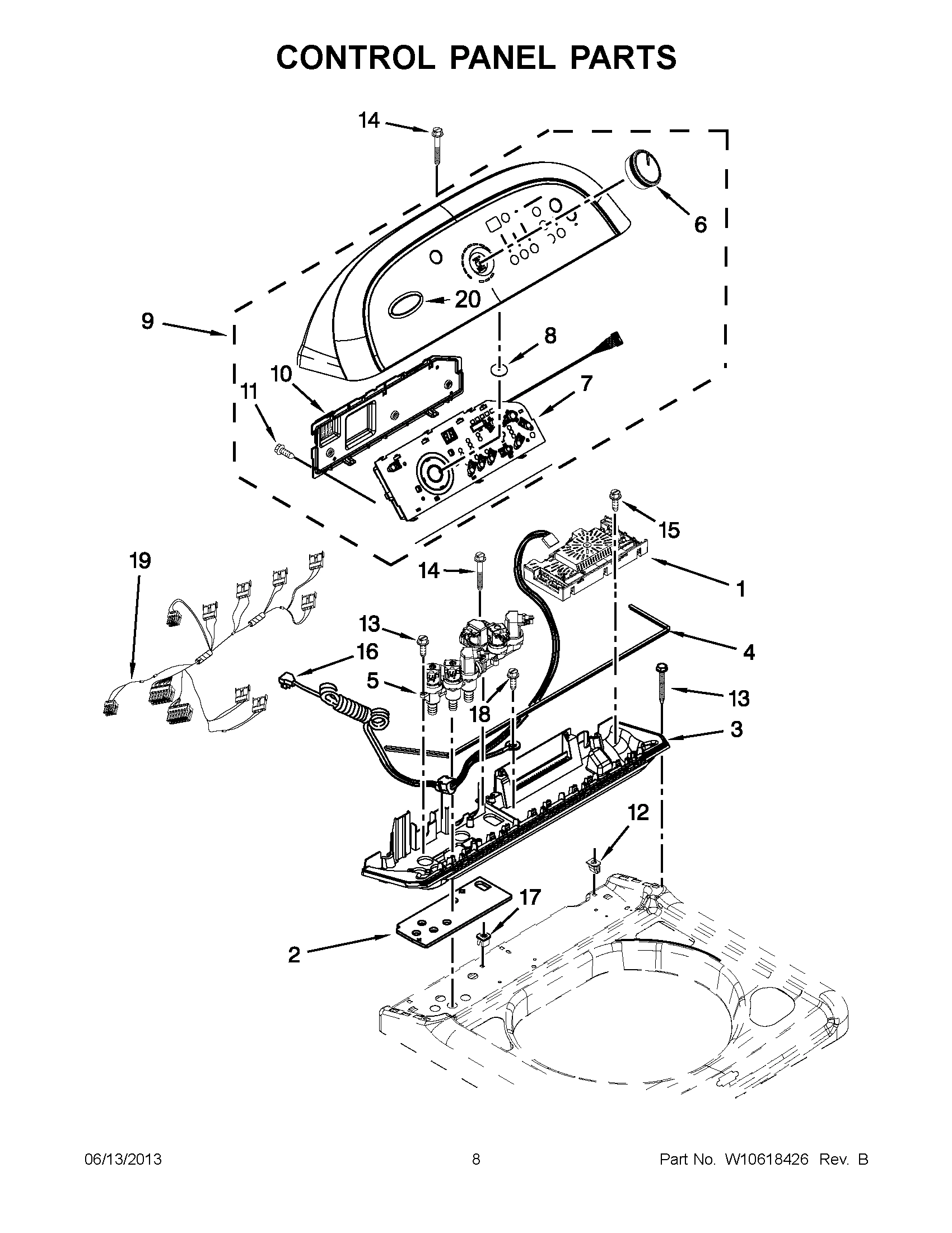 04 - CONTROL PANEL PARTS