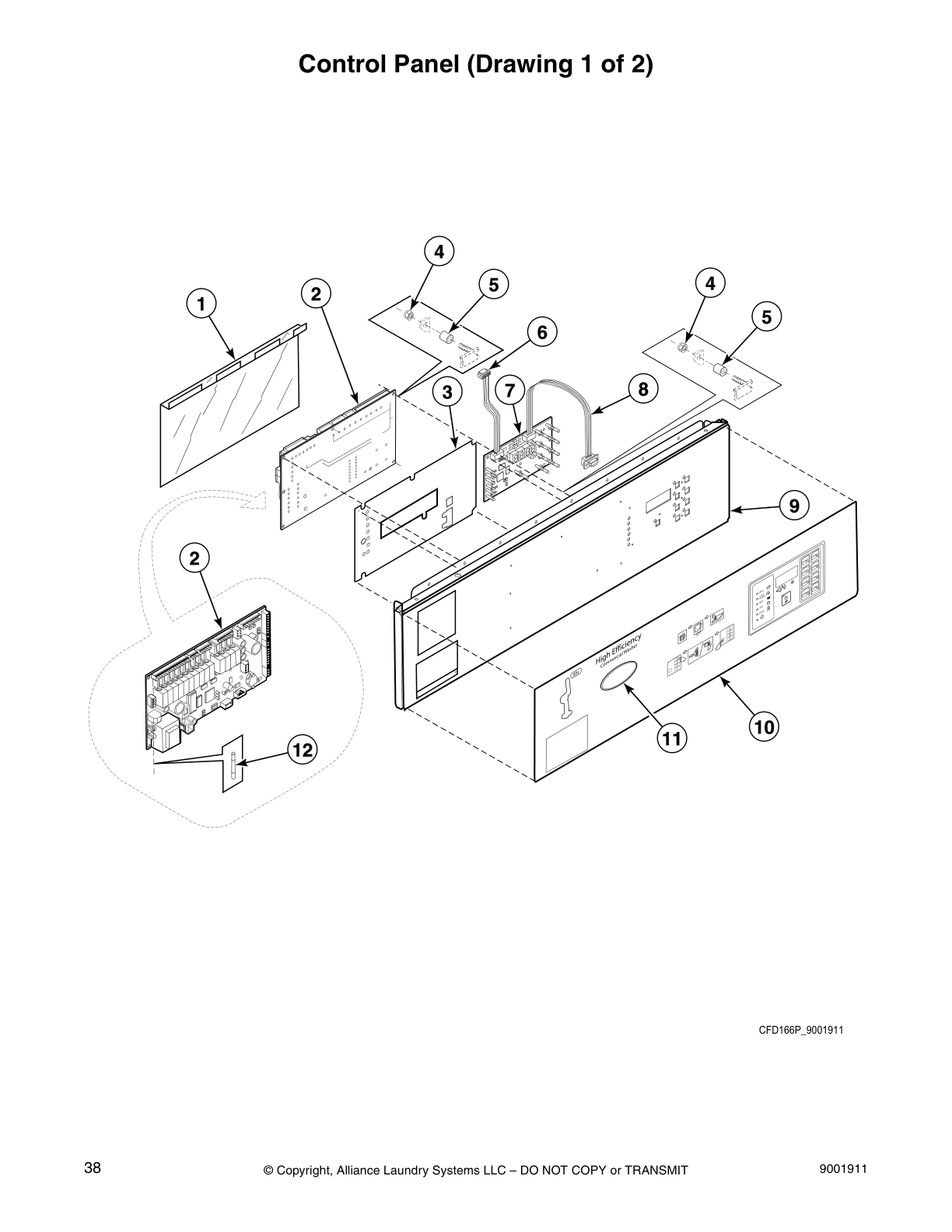 Control Panel (Drawing 1 of 2)