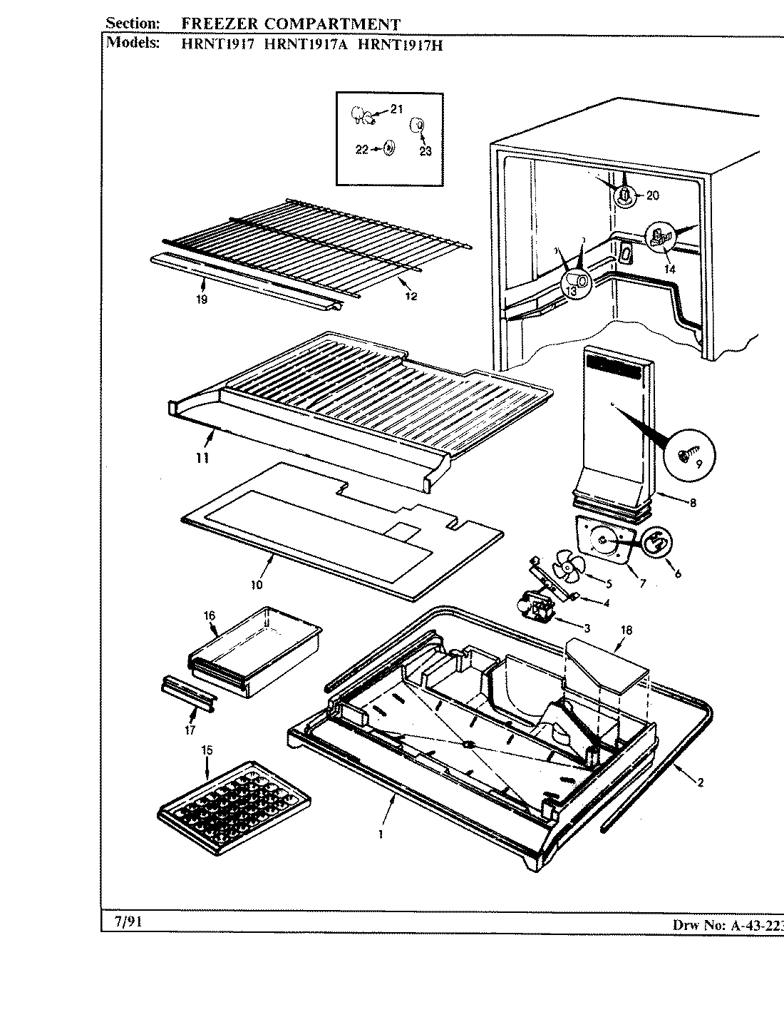 01 - FREEZER COMPARTMENT
