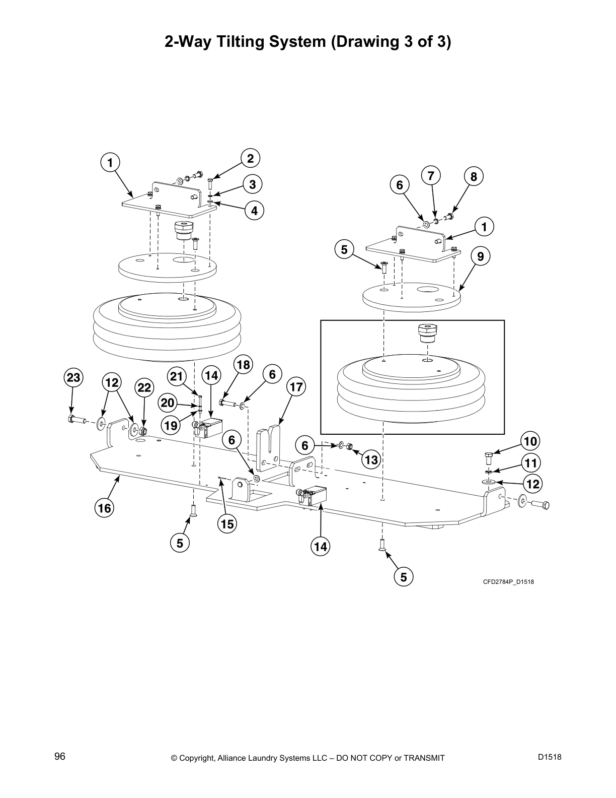 2-Way Tilting System (Drawing 3 of 3)