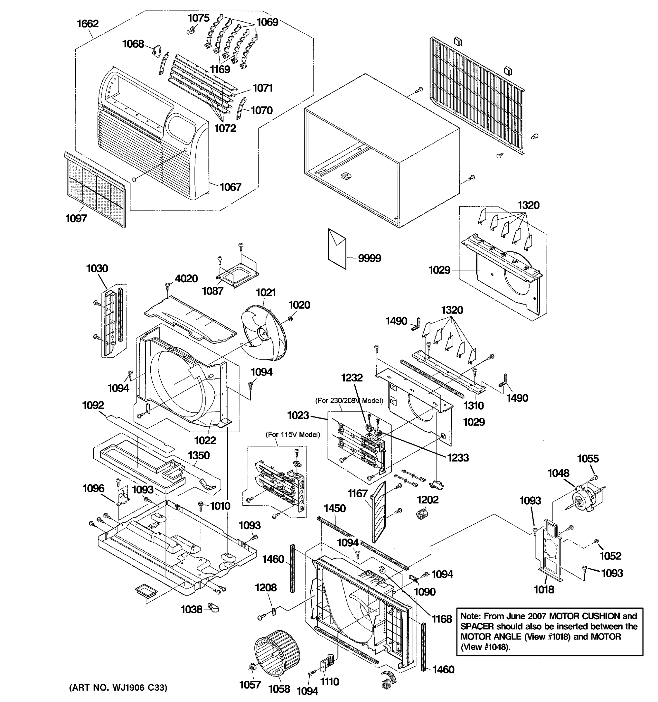 CABINET & COMPONENTS
