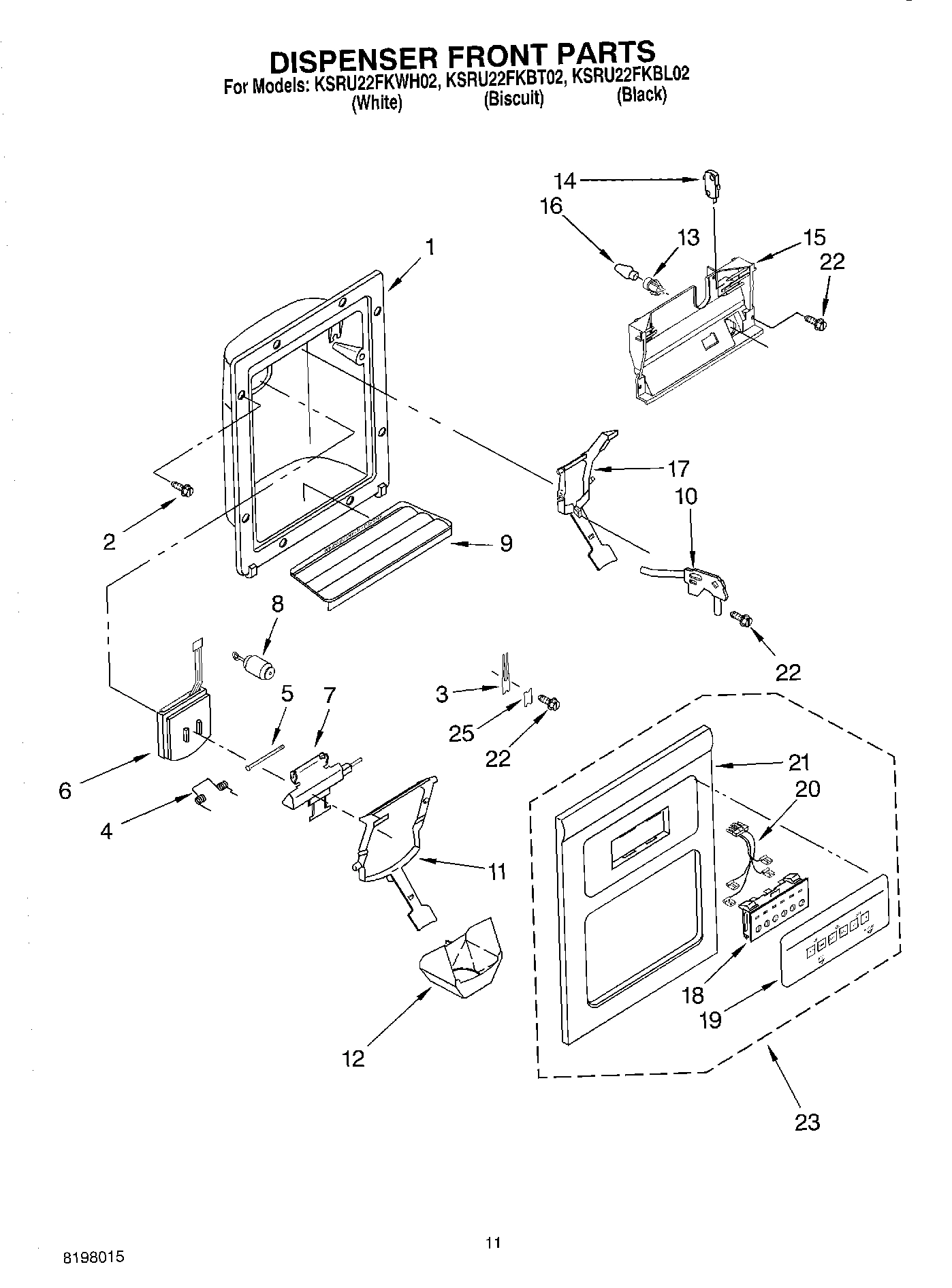 07 - DISPENSER FRONT