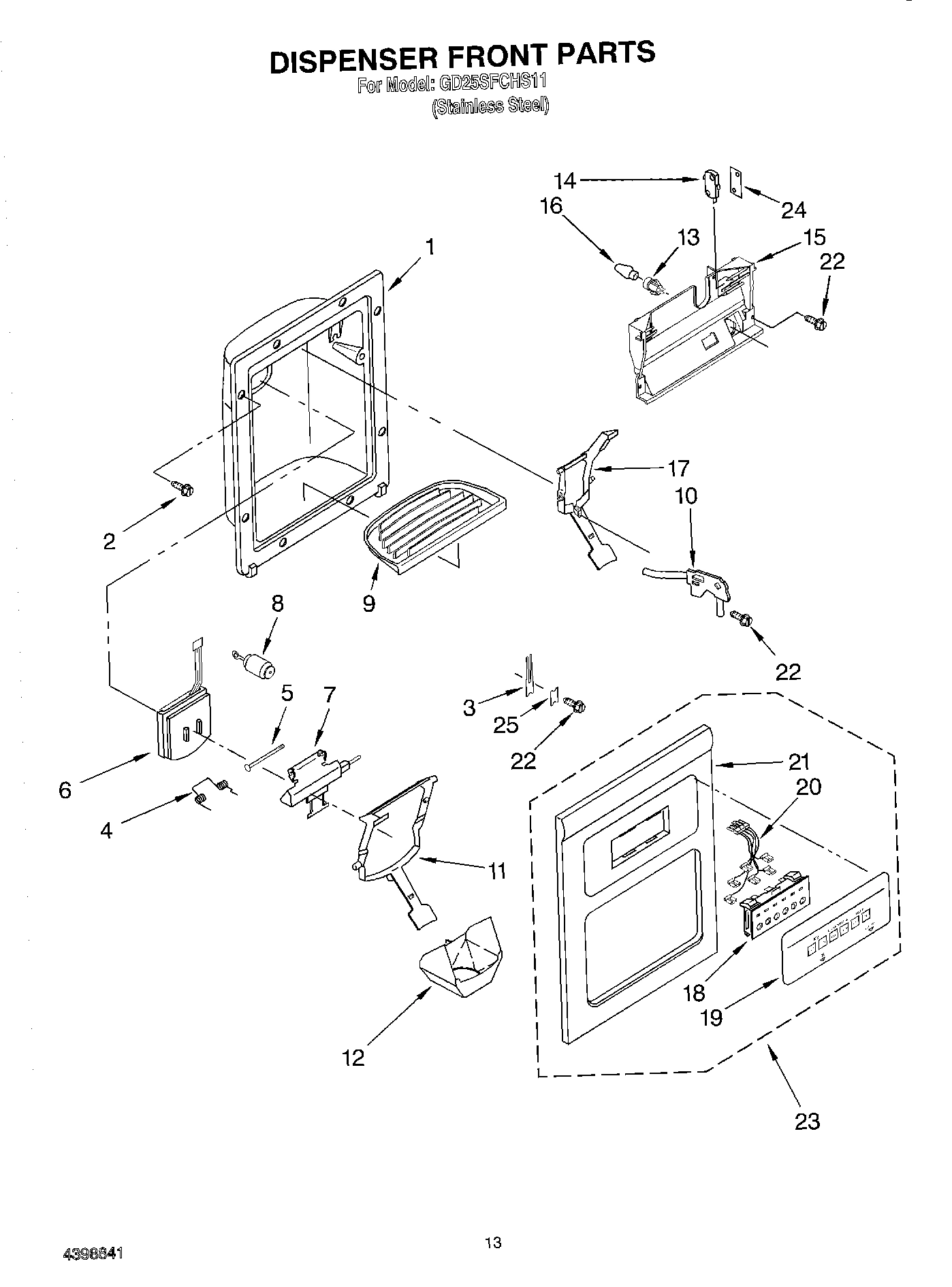 08 - DISPENSER FRONT