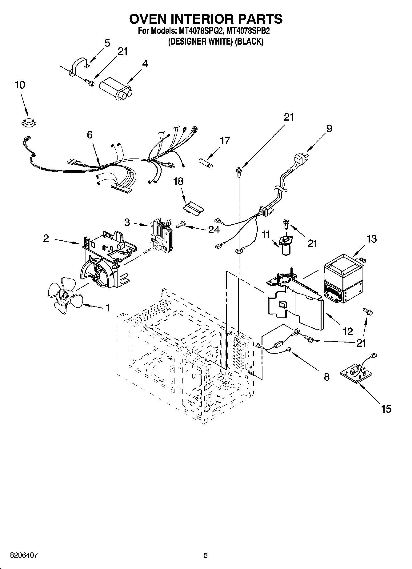 05 - OVEN INTERIOR PARTS