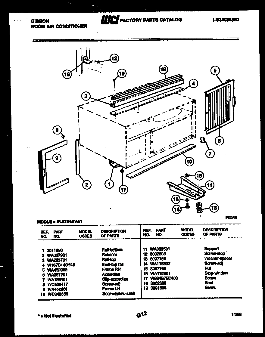 06 - CABINET AND INSTALLATION PARTS