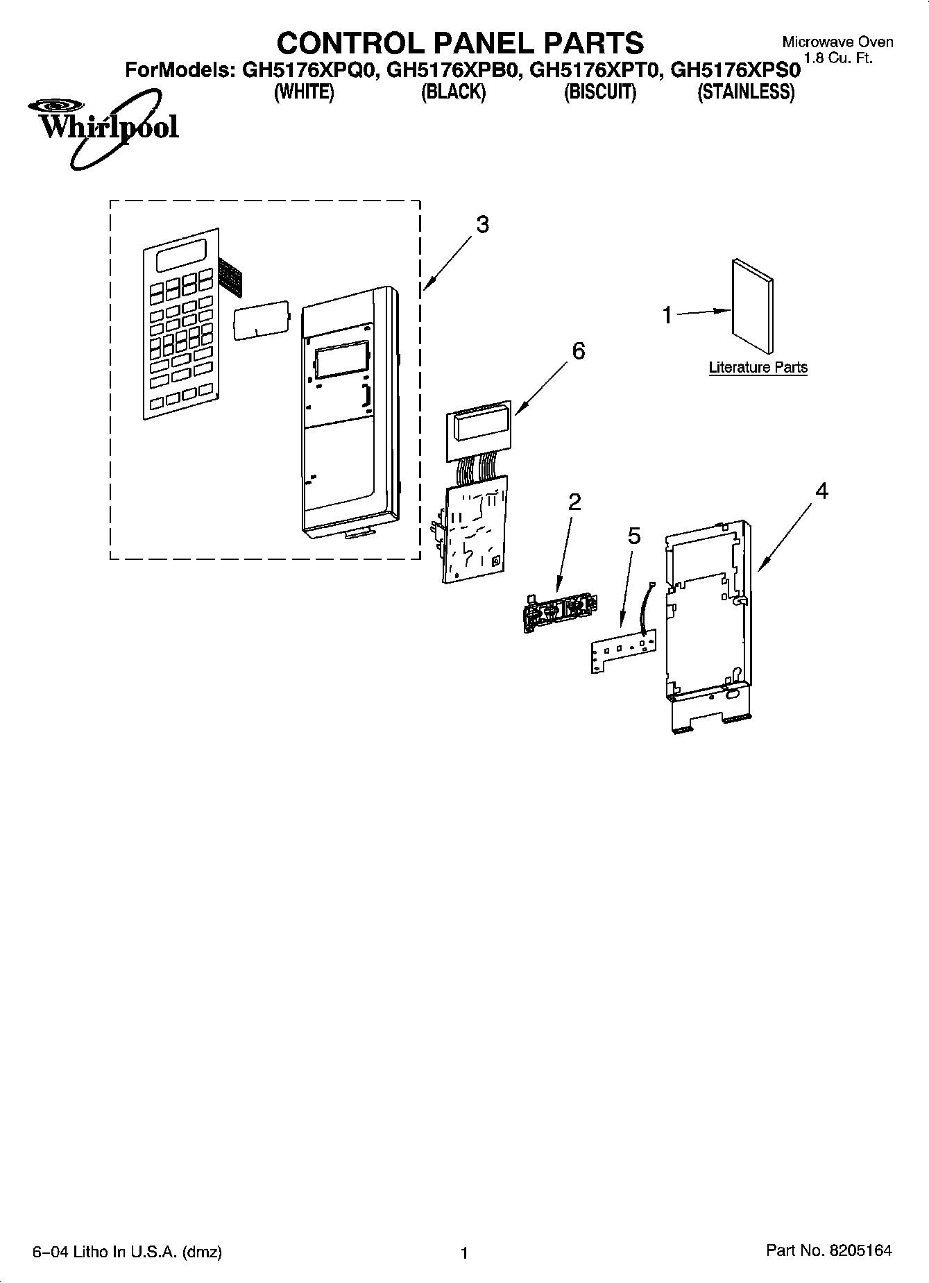 01 - CONTROL PANEL PARTS