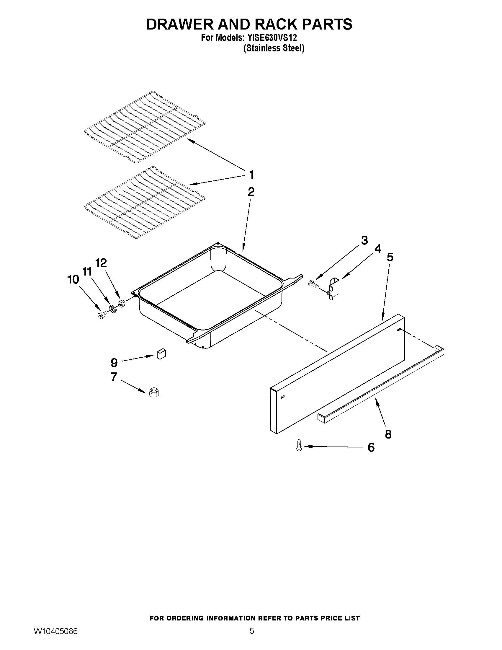04 - DRAWER AND RACK PARTS