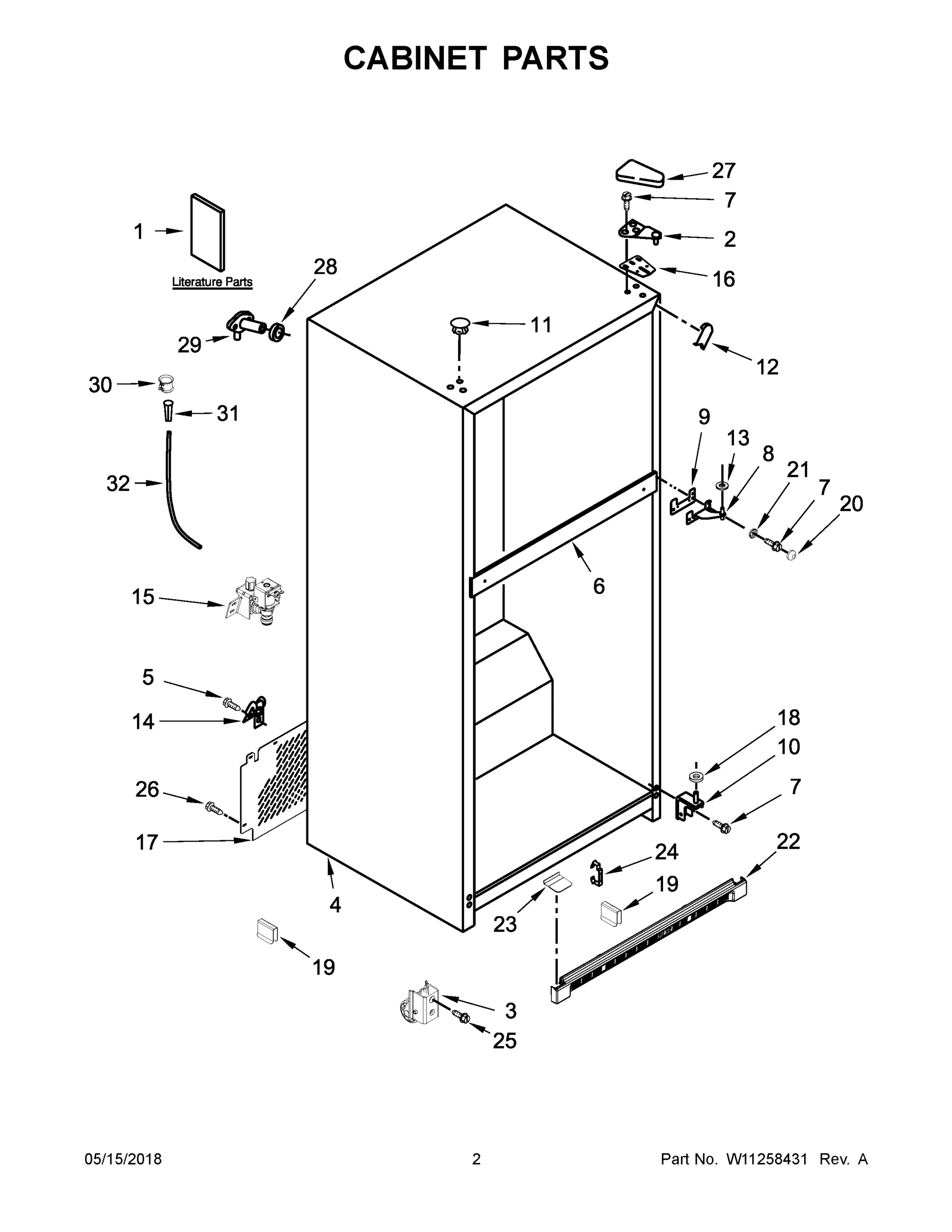02 - CABINET PARTS
