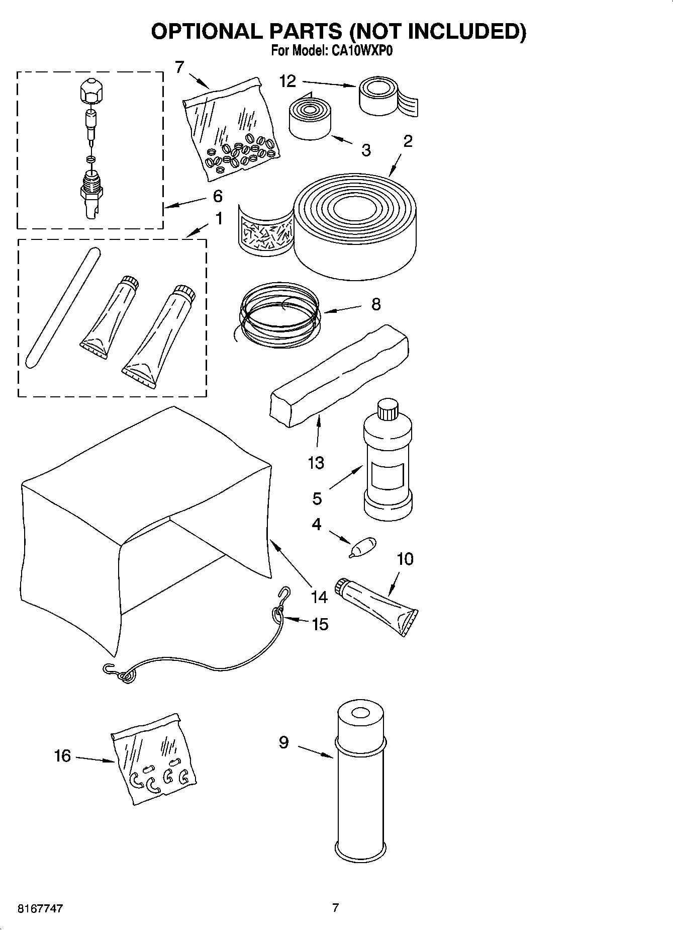 04 - OPTIONAL  PARTS (NOT INCLUDED)