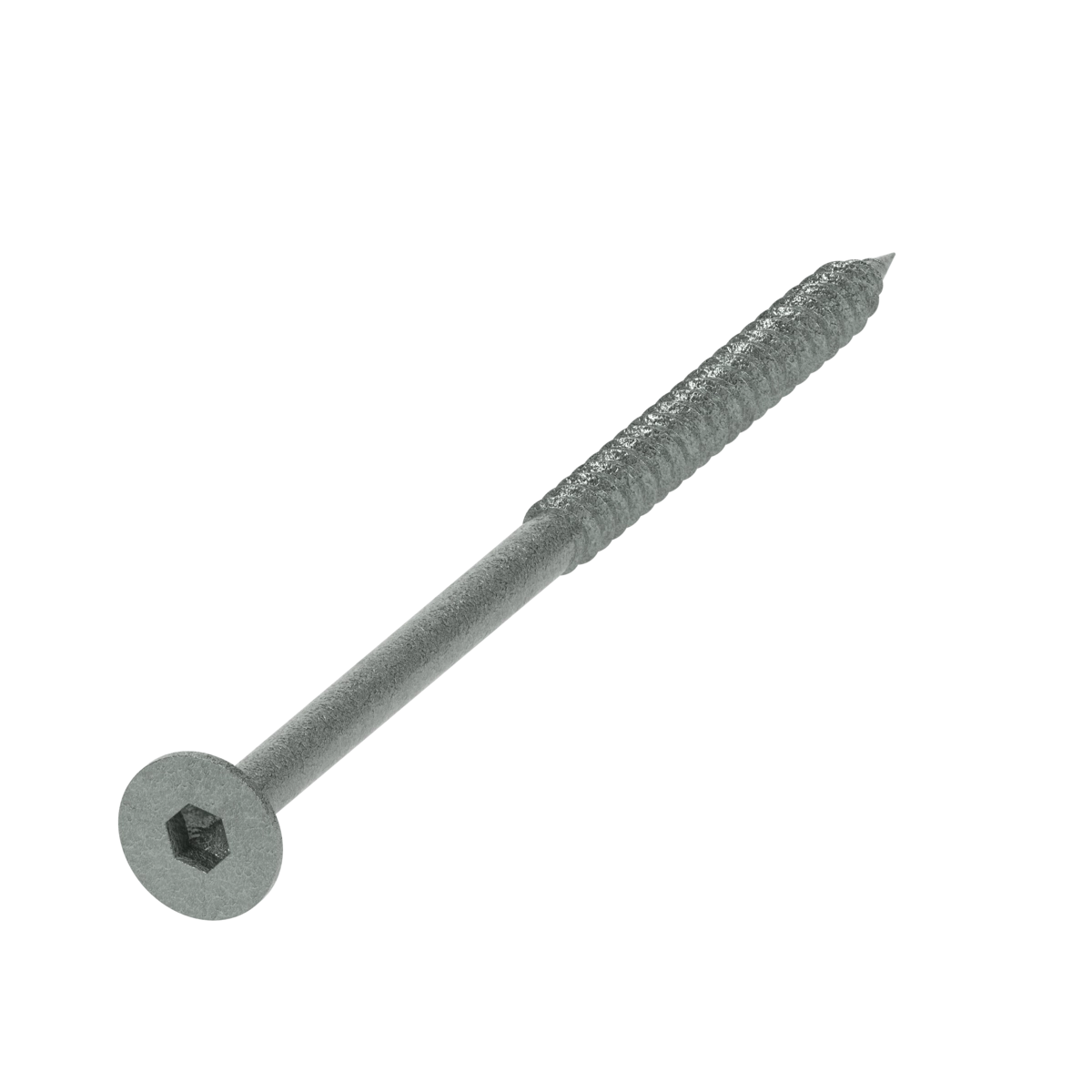 ZENITH® 14G x 125mm Class 3 Galvanised, Self Drilling, Internal Hex Drive, Bugle Batten Screws – External Use – 250 Pack