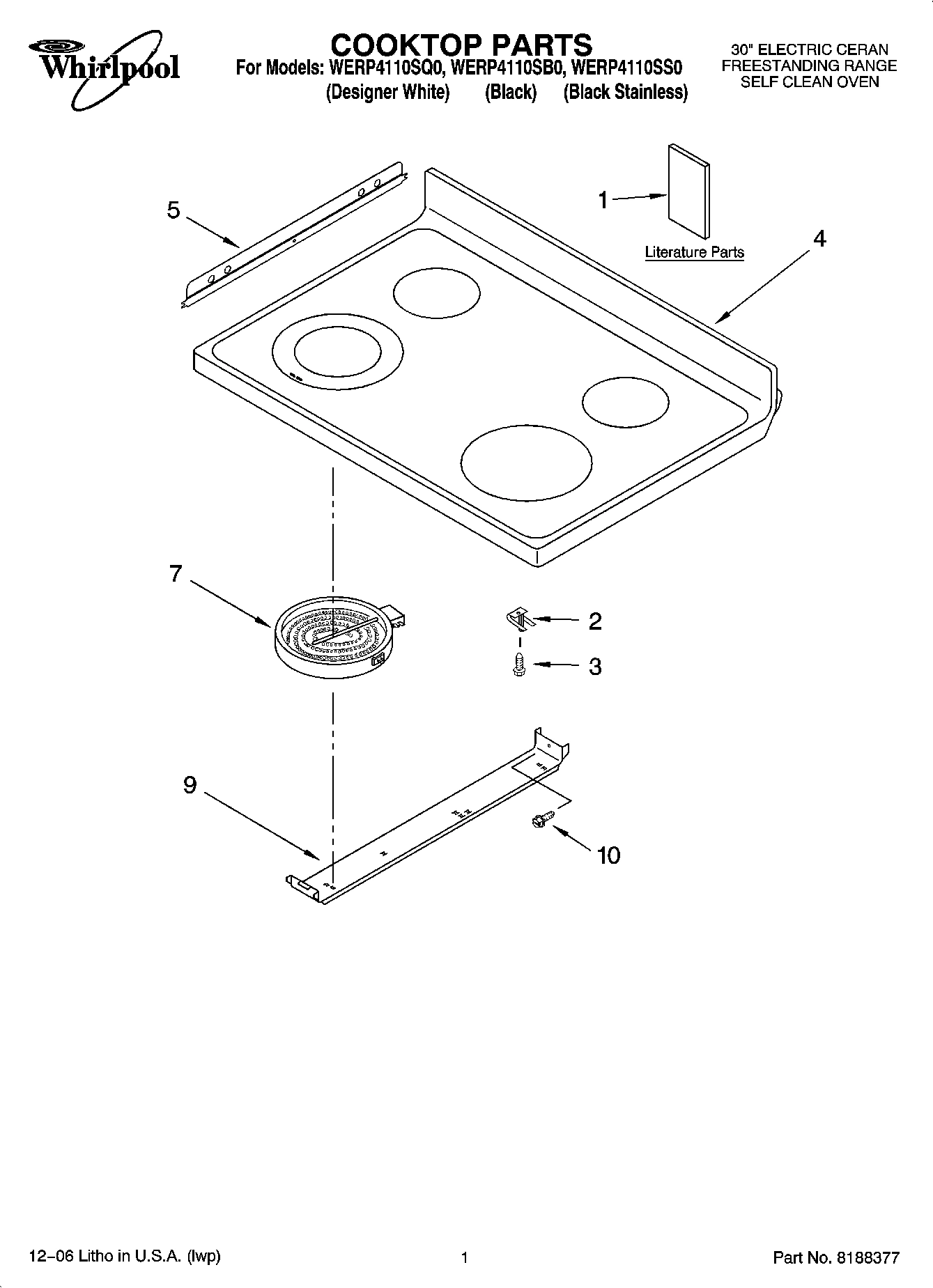 01 - COOKTOP PARTS